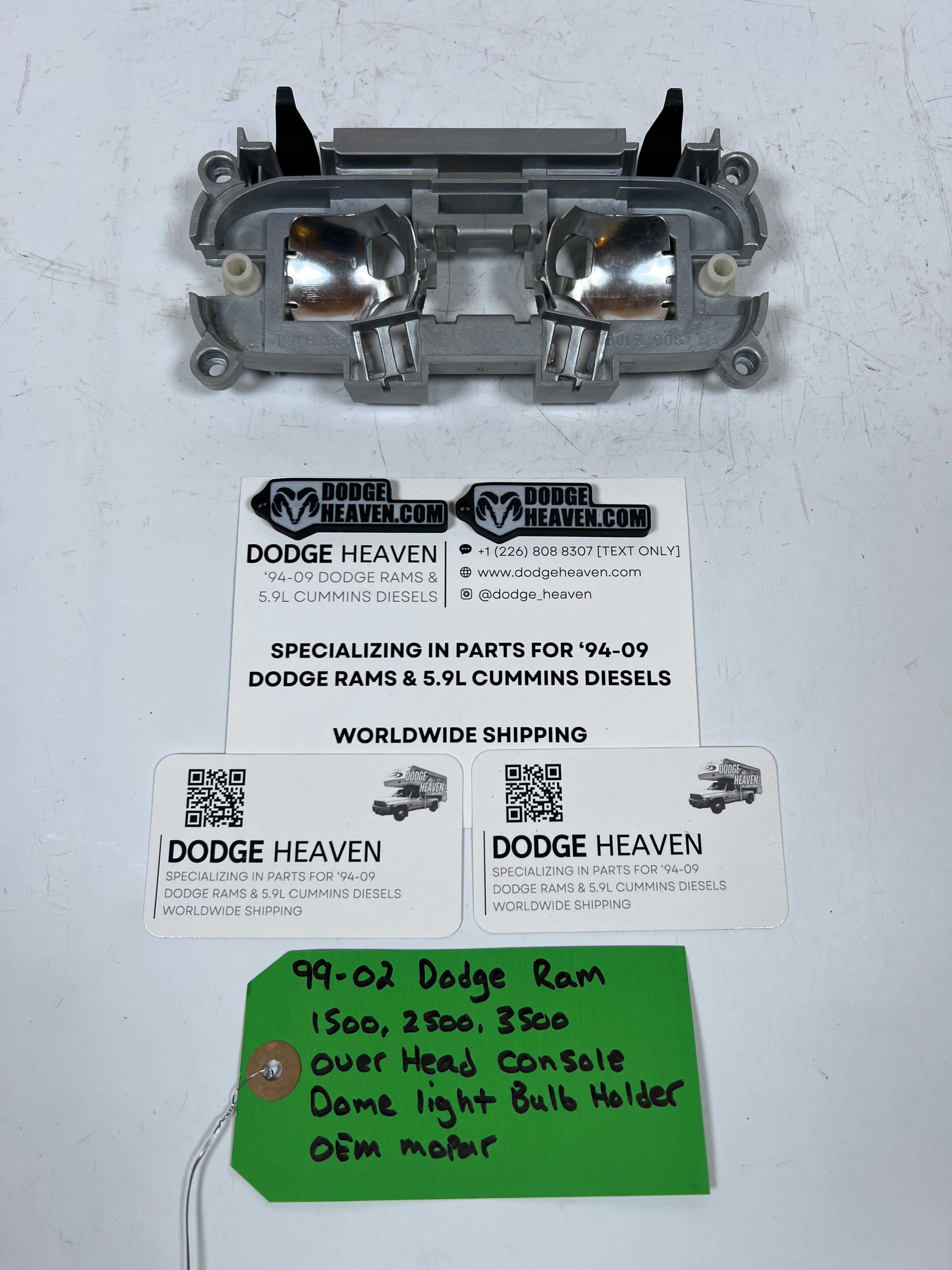 1999-2002 Dodge Ram 1500-3500 Overhead Console Dome Light Bulb Holder