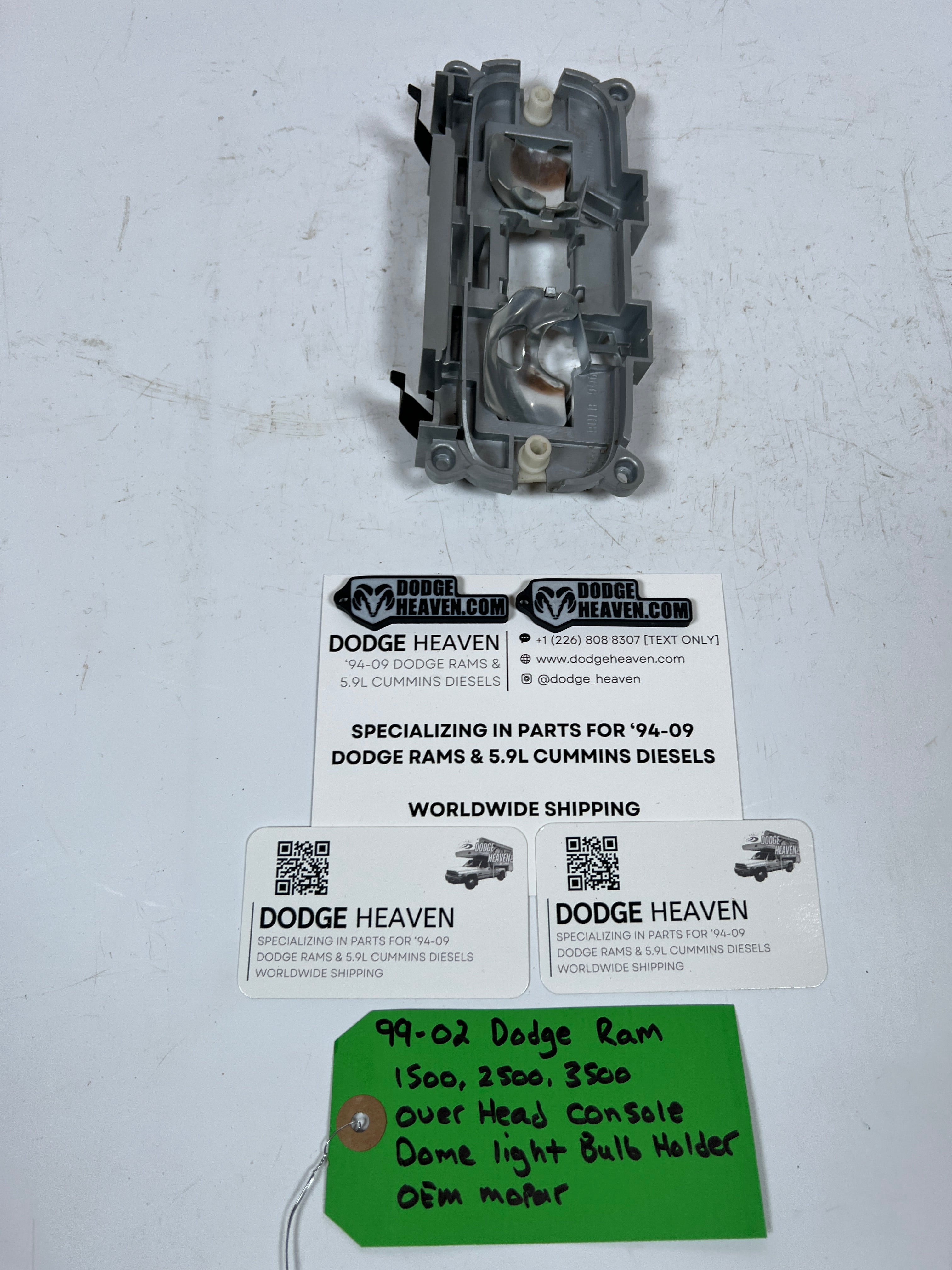 1999-2002 Dodge Ram 1500-3500 Overhead Console Dome Light Bulb Holder