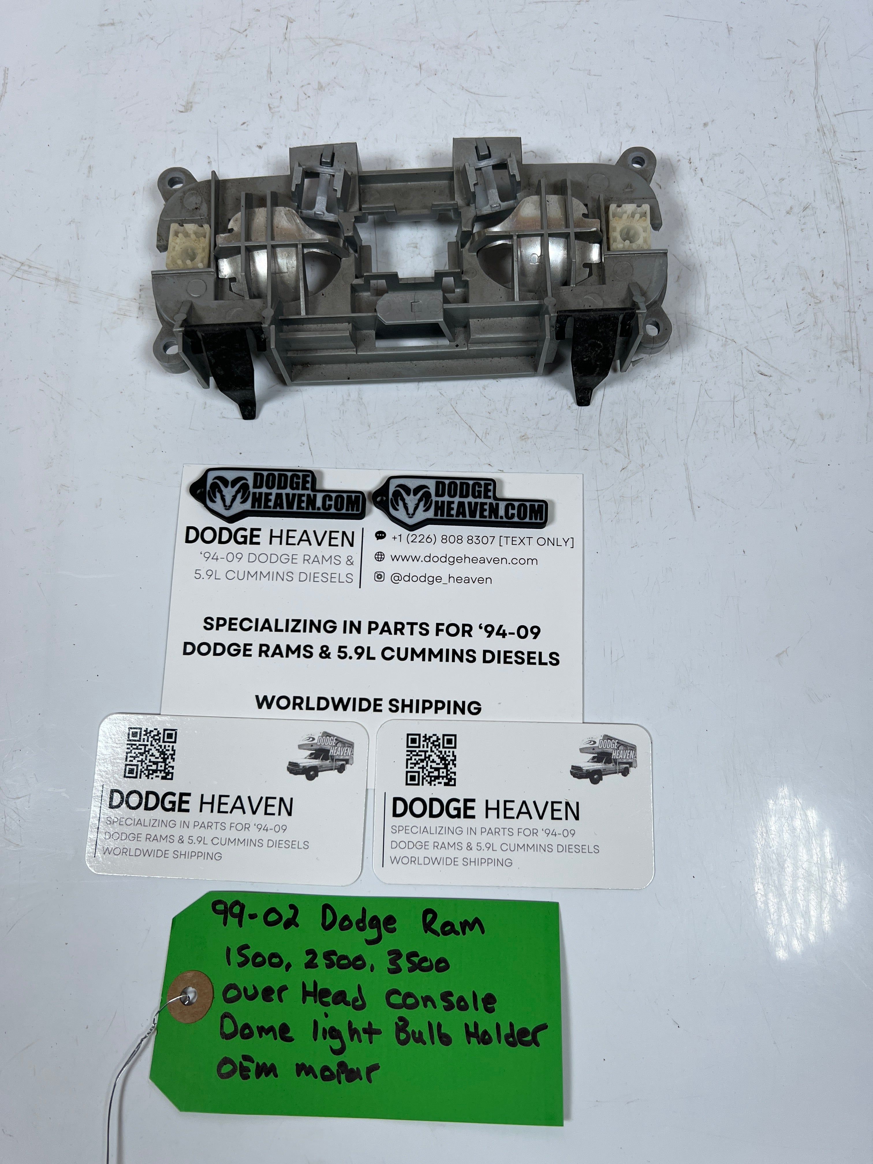 1999-2002 Dodge Ram 1500-3500 Overhead Console Dome Light Bulb Holder