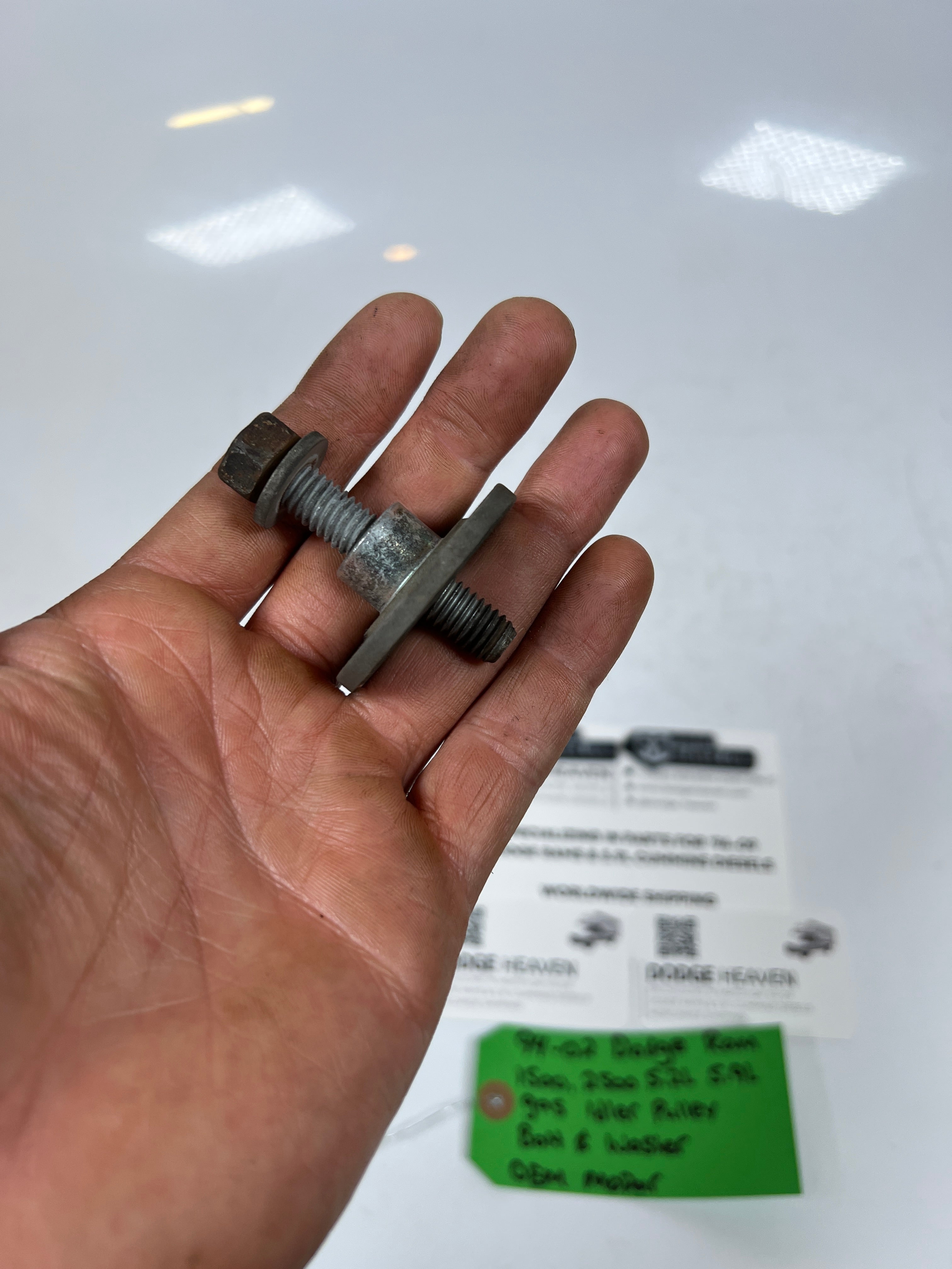 1994-2002 Dodge Ram 5.2L 5.9L Gas Magnum Idler Pulley Bolt & Washer