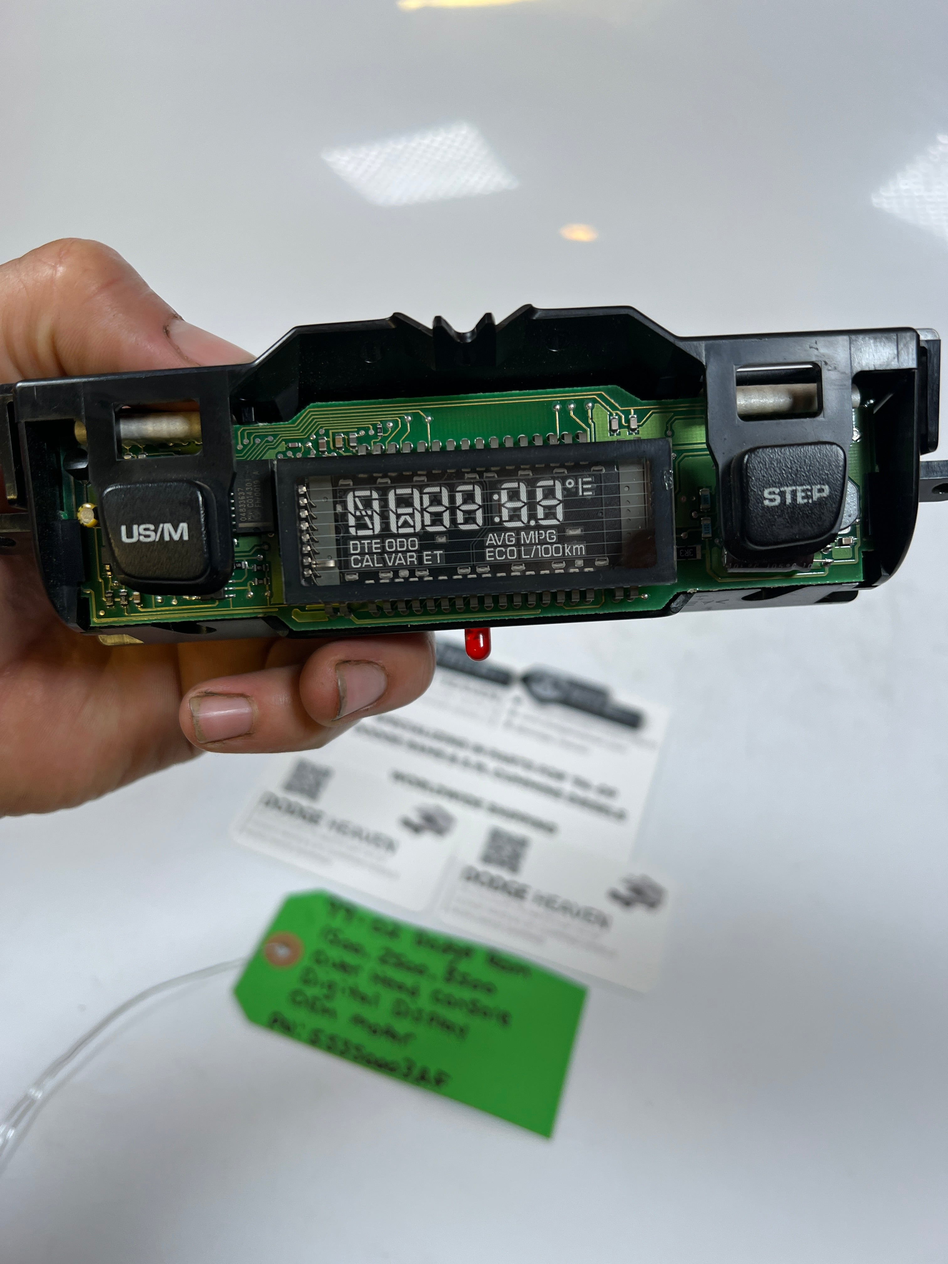 1999-2002 Dodge Ram 1500-3500 Overhead Console Digital Display