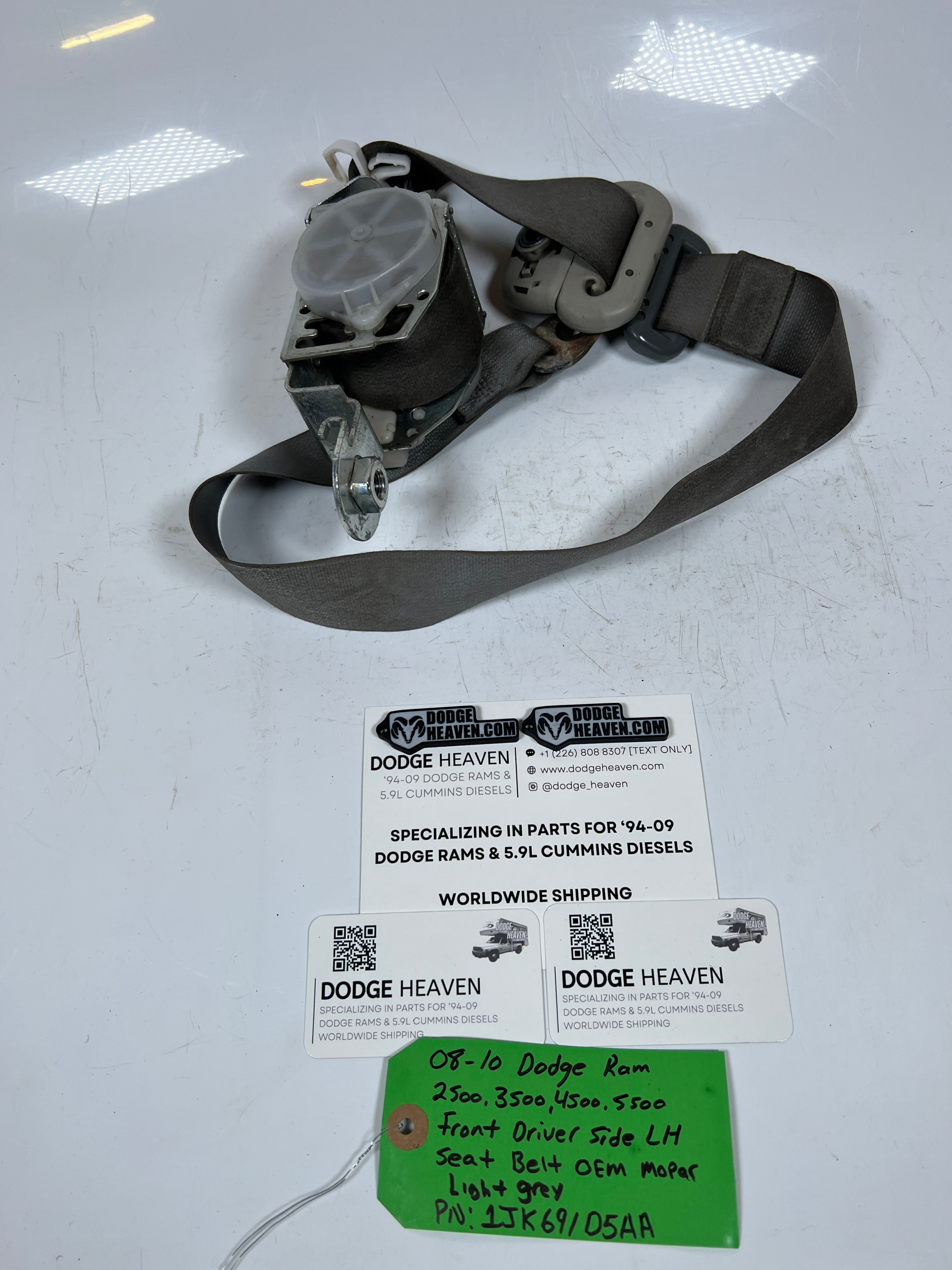 2008-2010 Dodge Ram 2500-5500 Front Driver Side LH Seat Belt