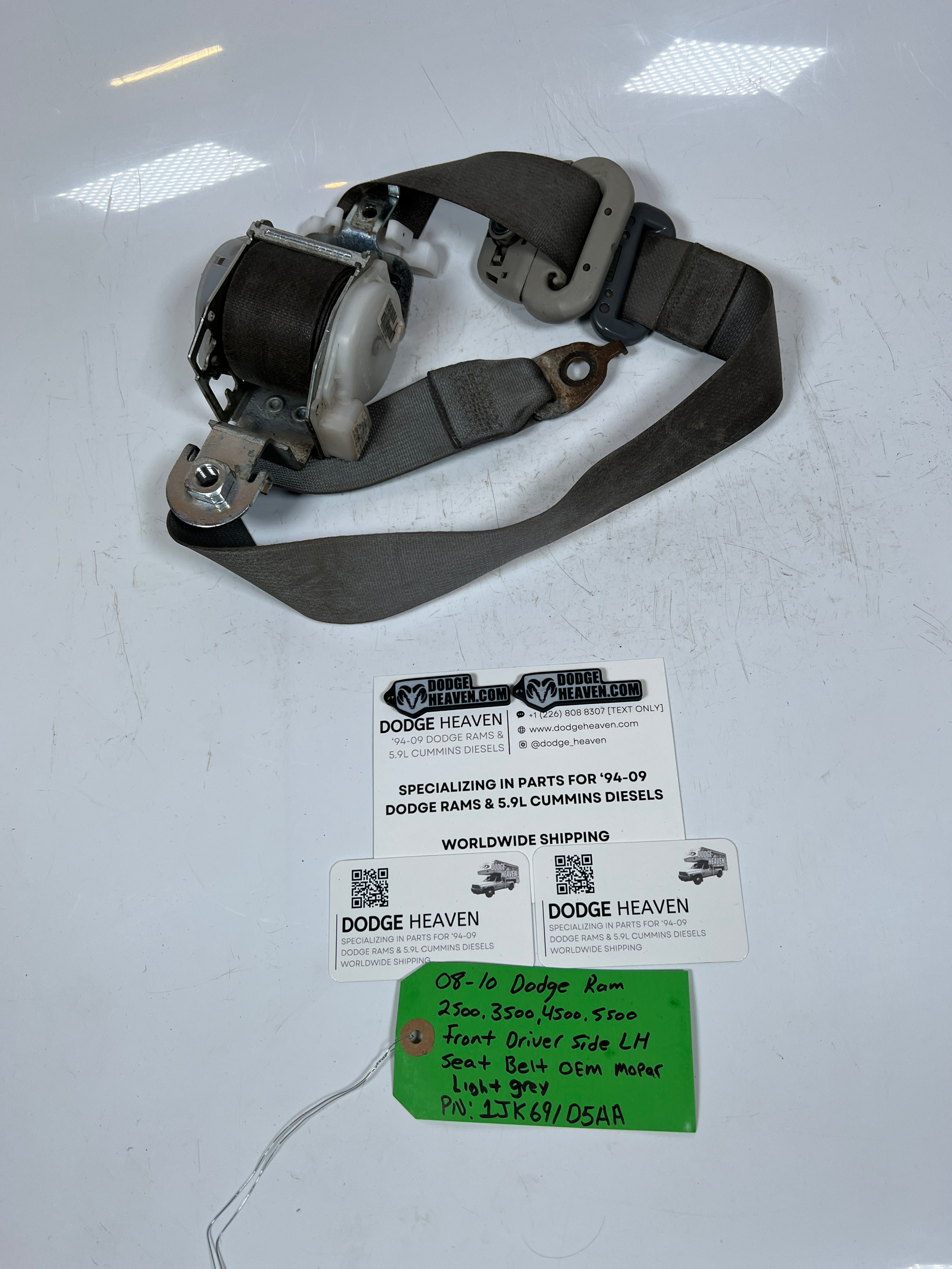 2008-2010 Dodge Ram 2500-5500 Front Driver Side LH Seat Belt