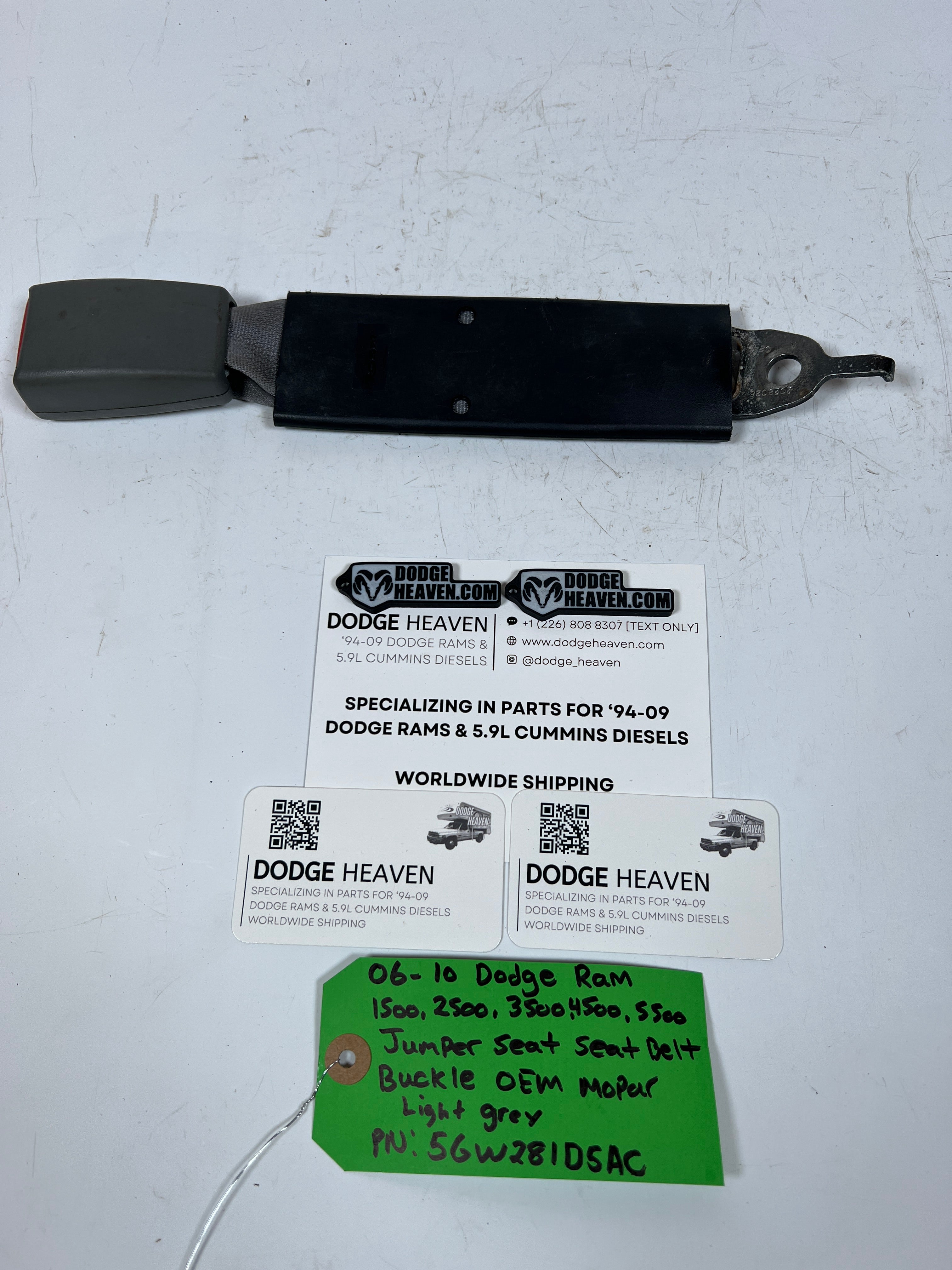 2006-2010 Dodge Ram 1500-5500 Jumper Seat, Seat Belt Buckle