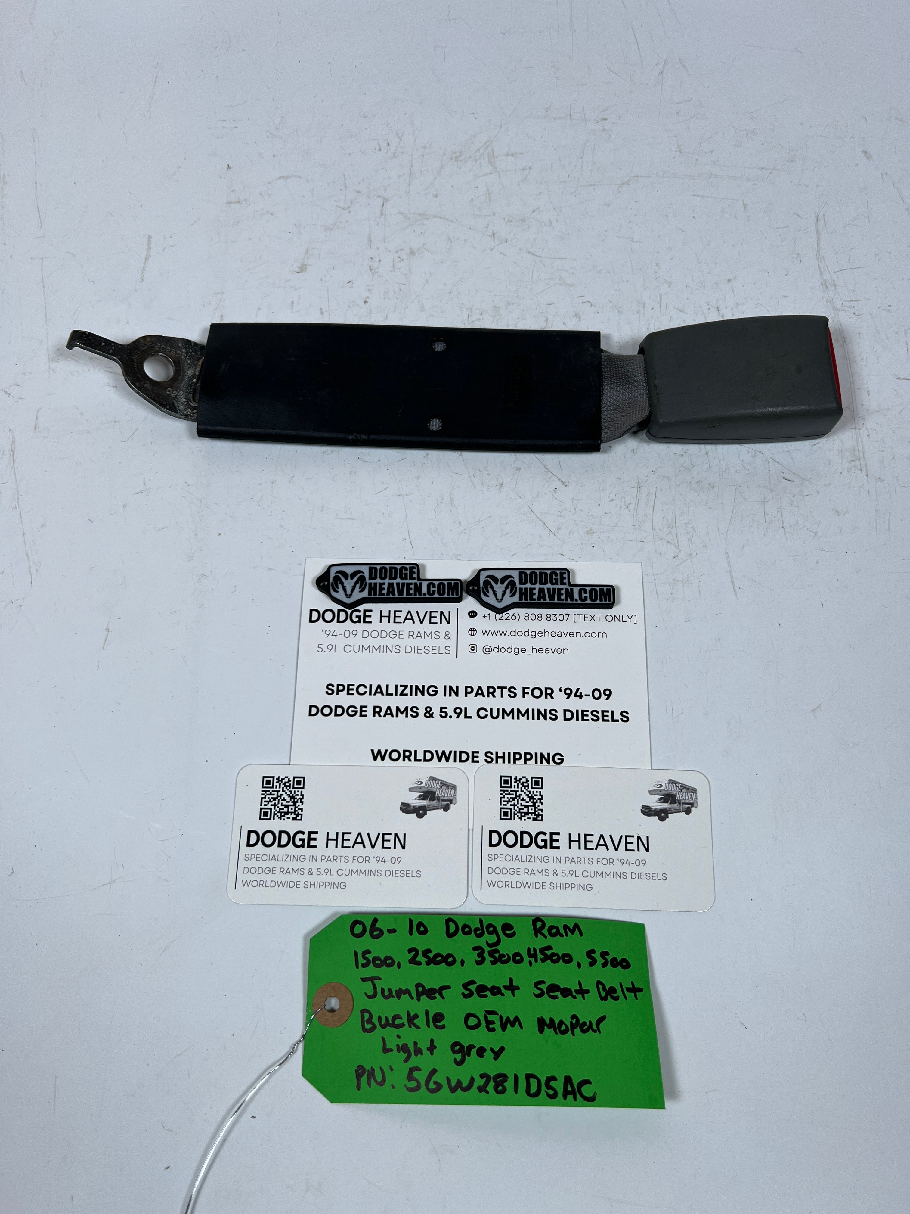 2006-2010 Dodge Ram 1500-5500 Jumper Seat, Seat Belt Buckle