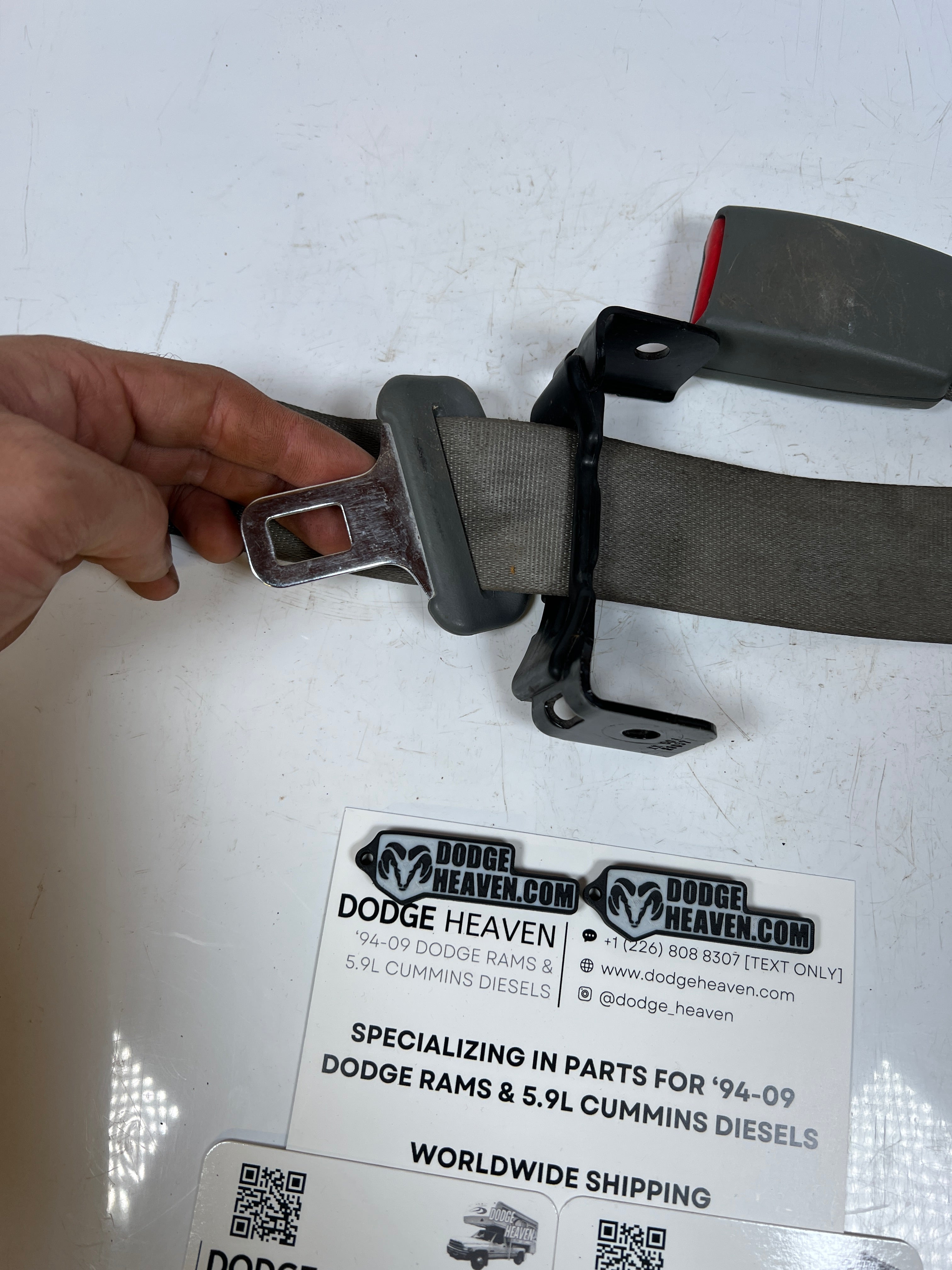 2006-2010 Dodge Ram 1500-5500 Rear Center Seat Belt & Buckle
