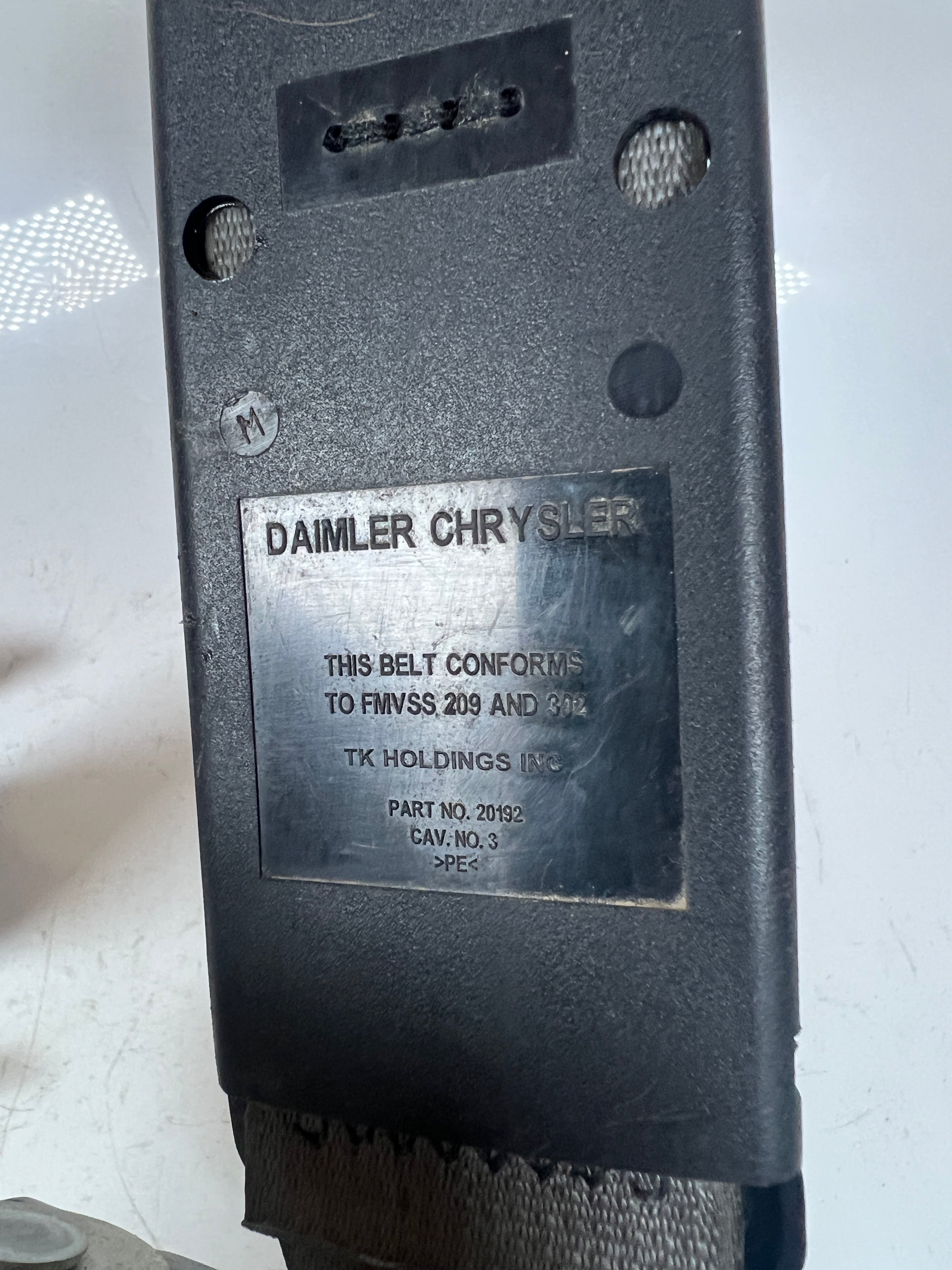 2006-2010 Dodge Ram 1500-5500 Rear Center Seat Belt & Buckle