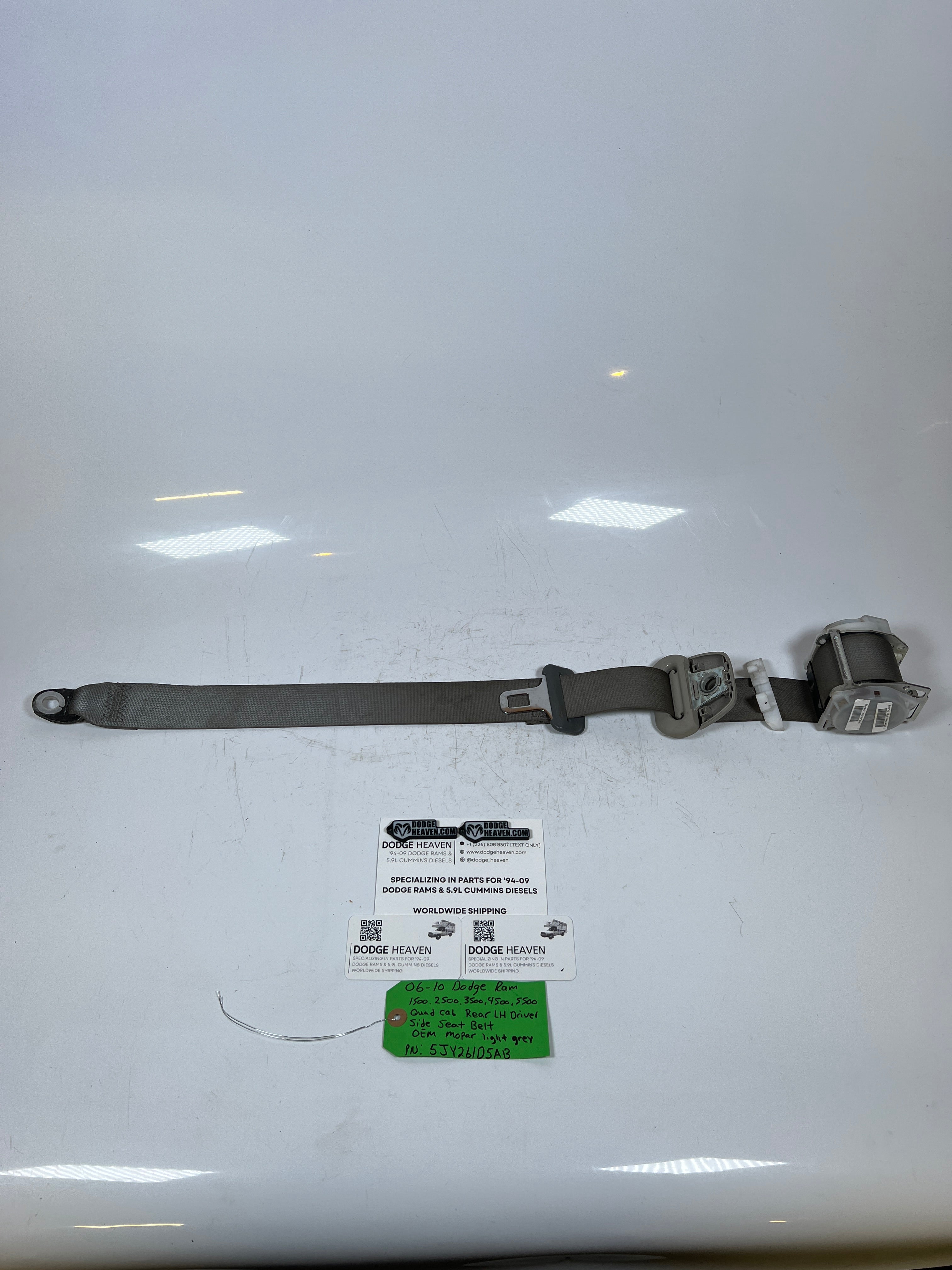 2006-2010 Dodge Ram 1500-5500 Driver Side Rear LH Seat Belt