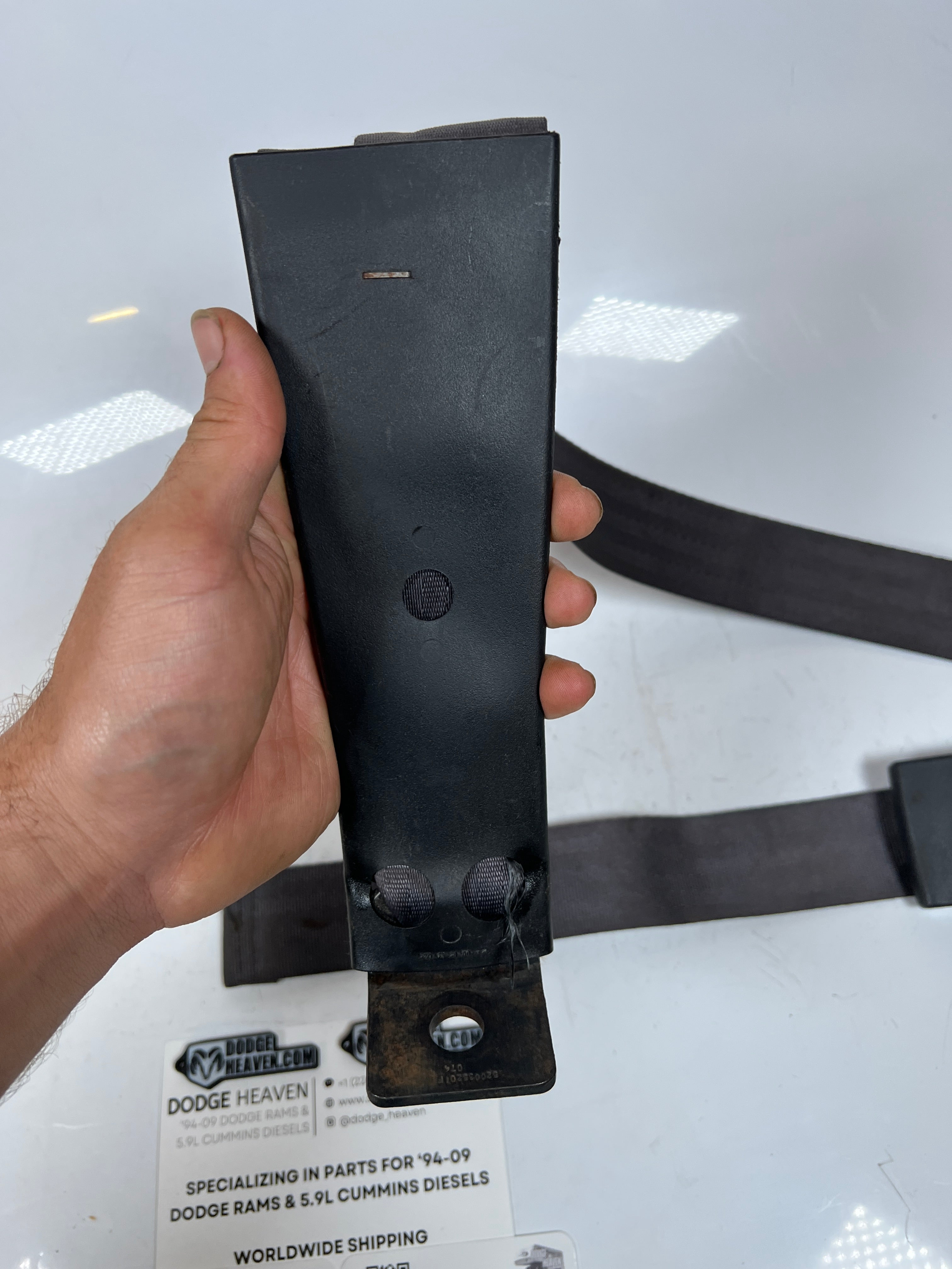 1998-2002 Dodge Ram 1500-3500 Rear Bench Seat, Lap Seat Belt