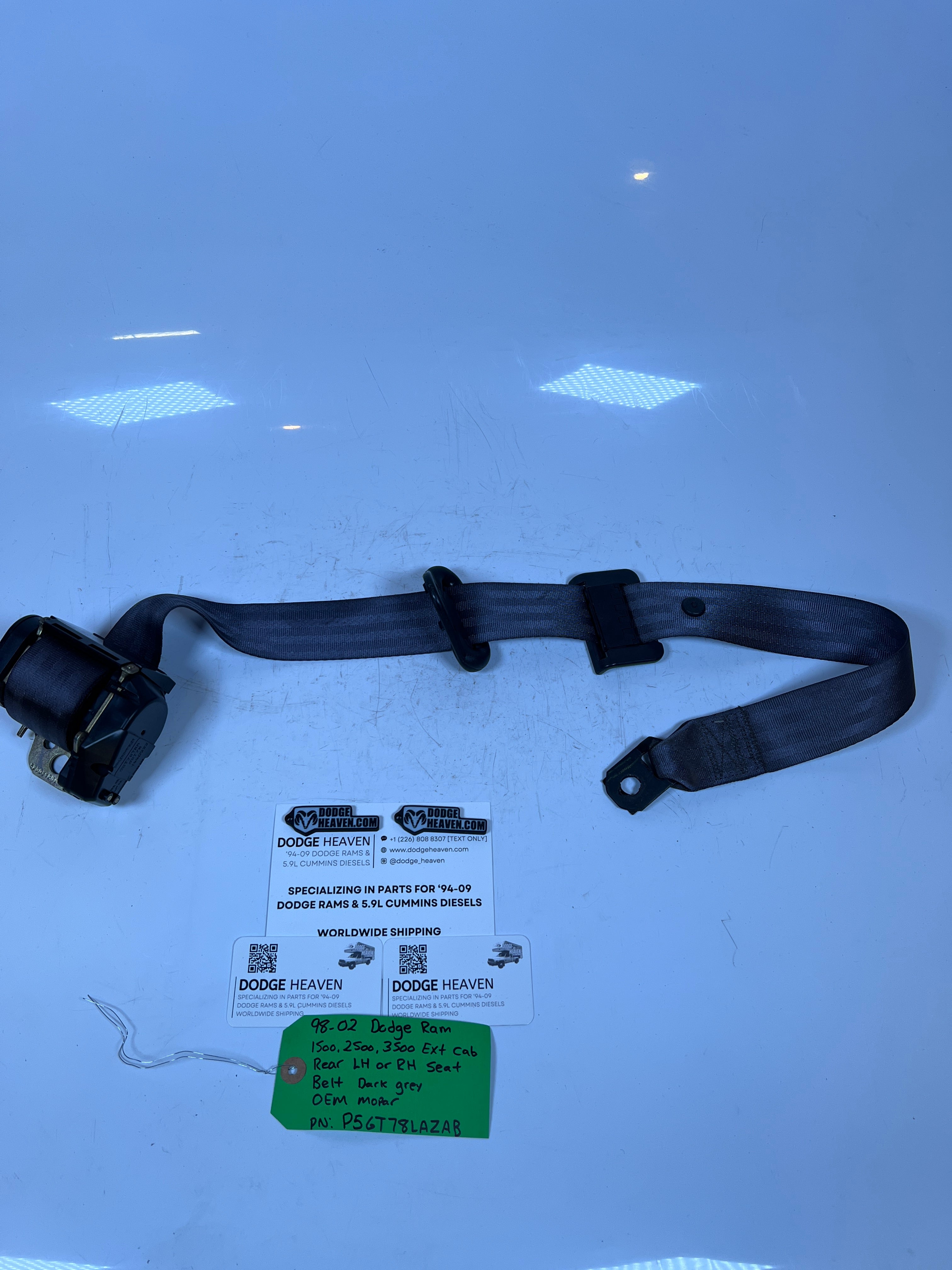 1998-2002 Dodge Ram 1500-3500 Rear Seat Belt Retractor LH & RH