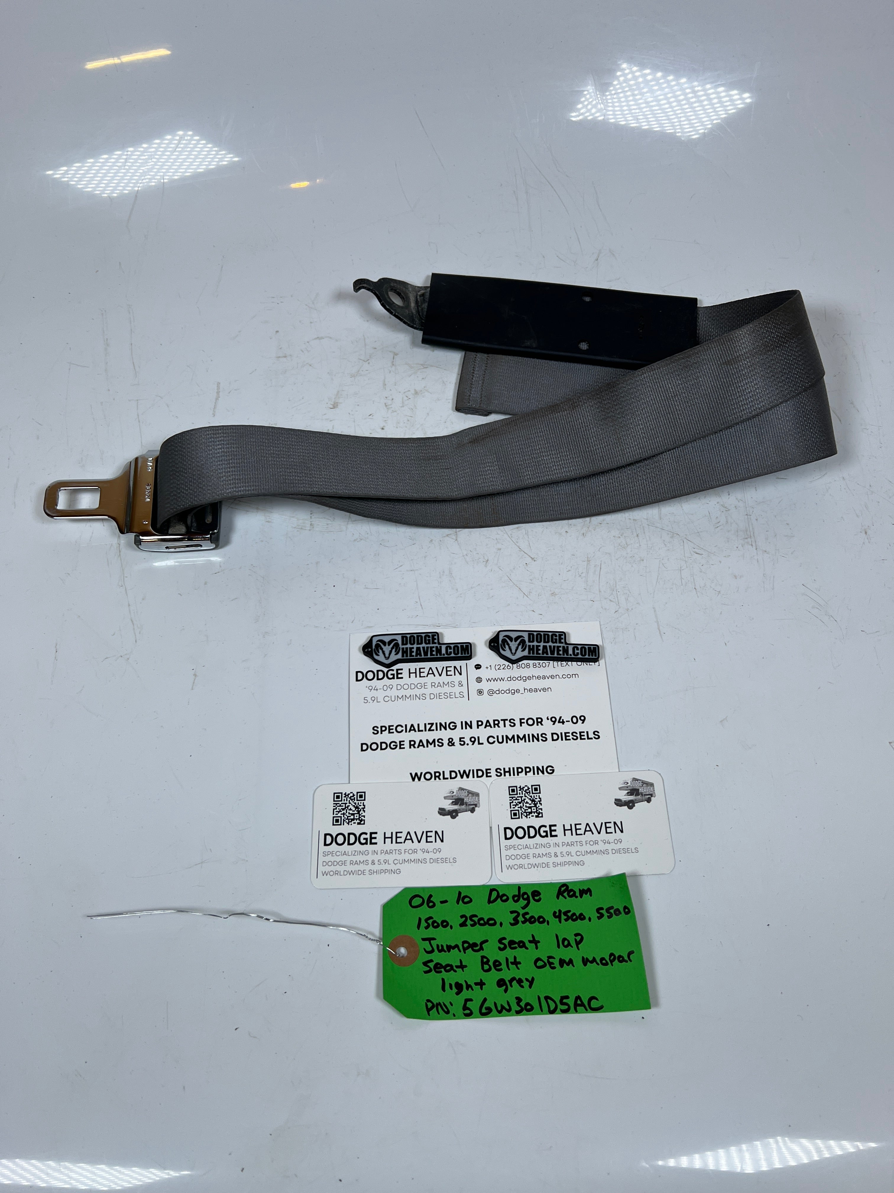2006-2010 Dodge Ram Lap Seat Belt Center Jumper Seat