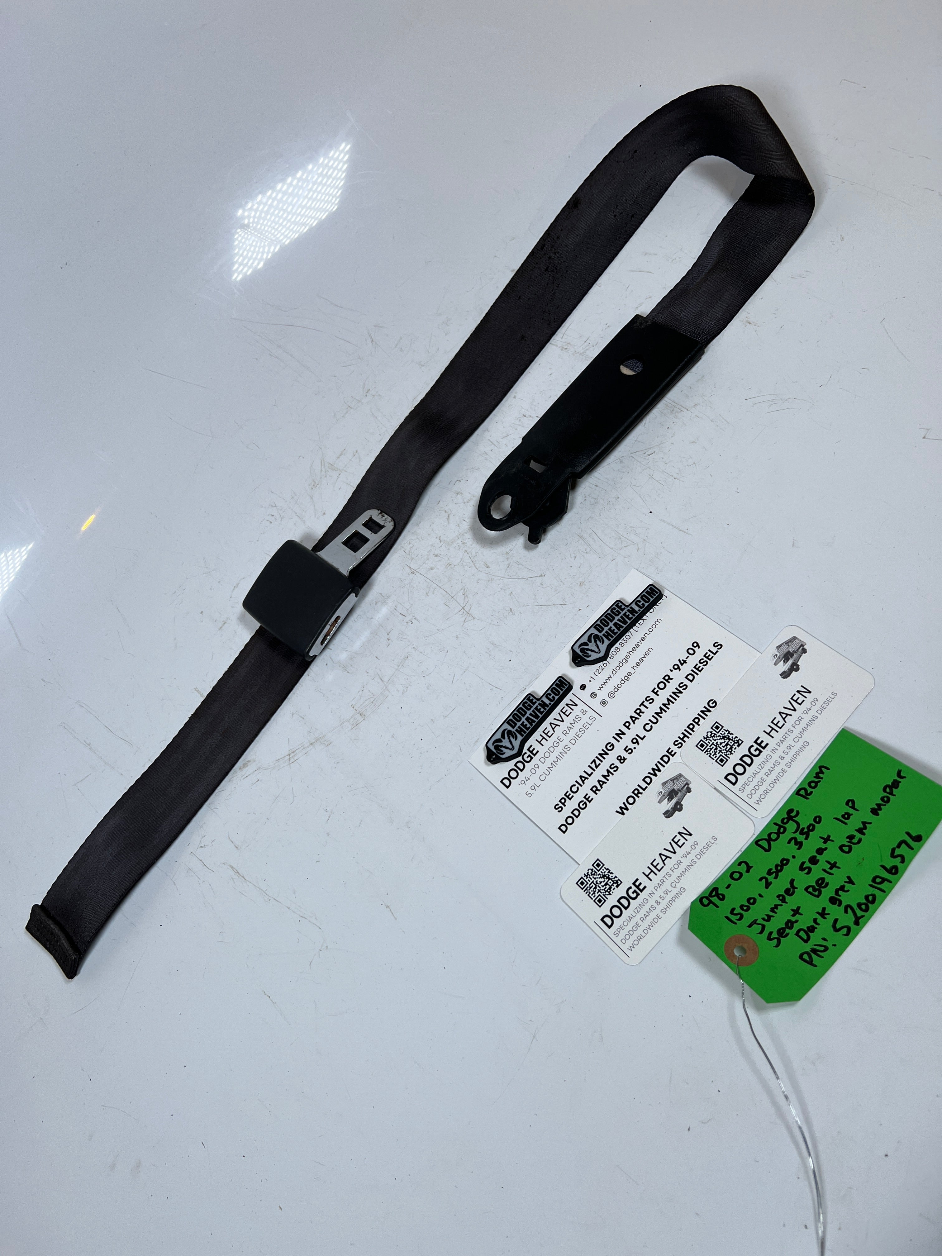 1998-2002 Dodge Ram Center Lap Seat Belt Jumper Seat
