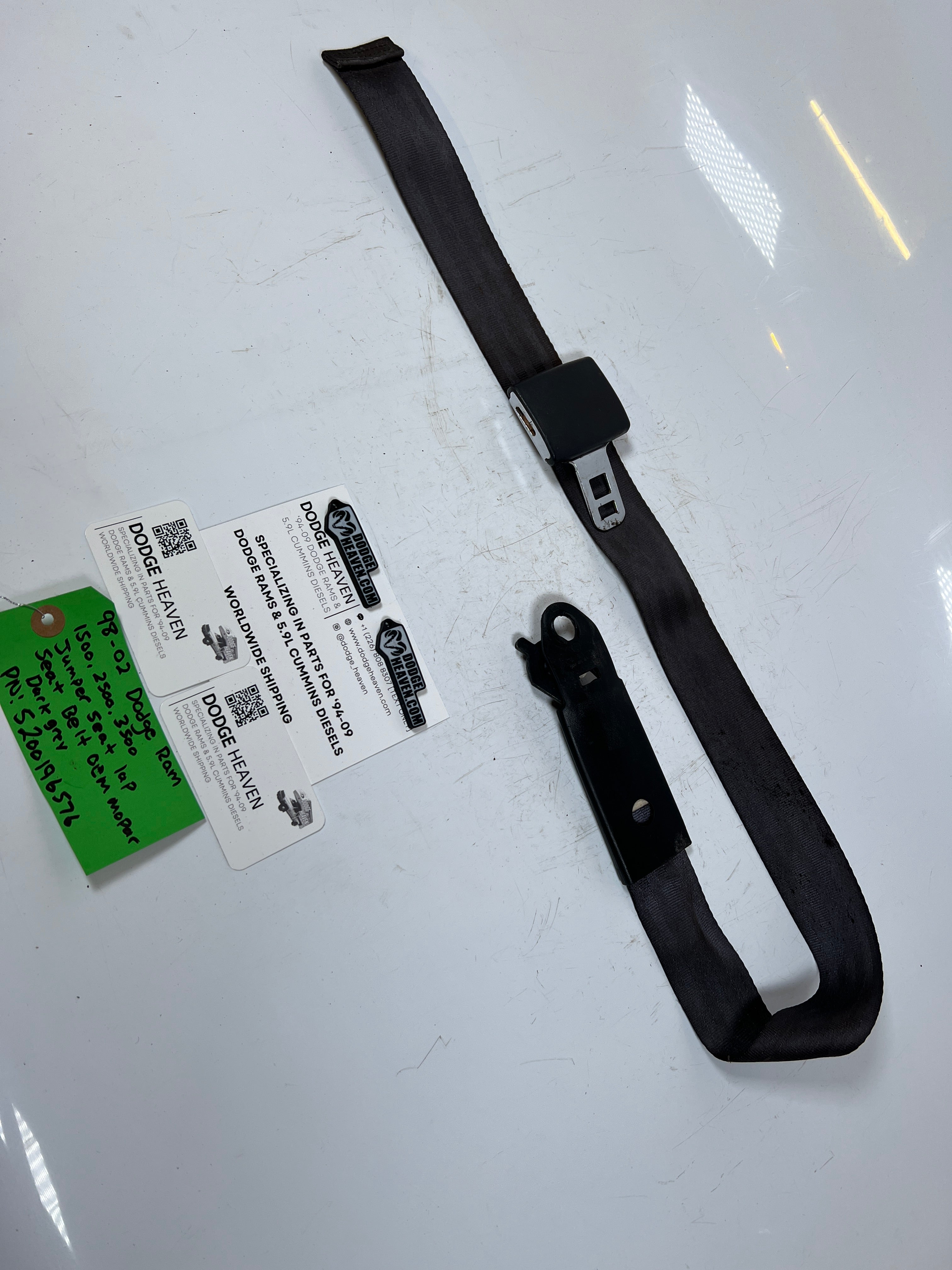 1998-2002 Dodge Ram Center Lap Seat Belt Jumper Seat