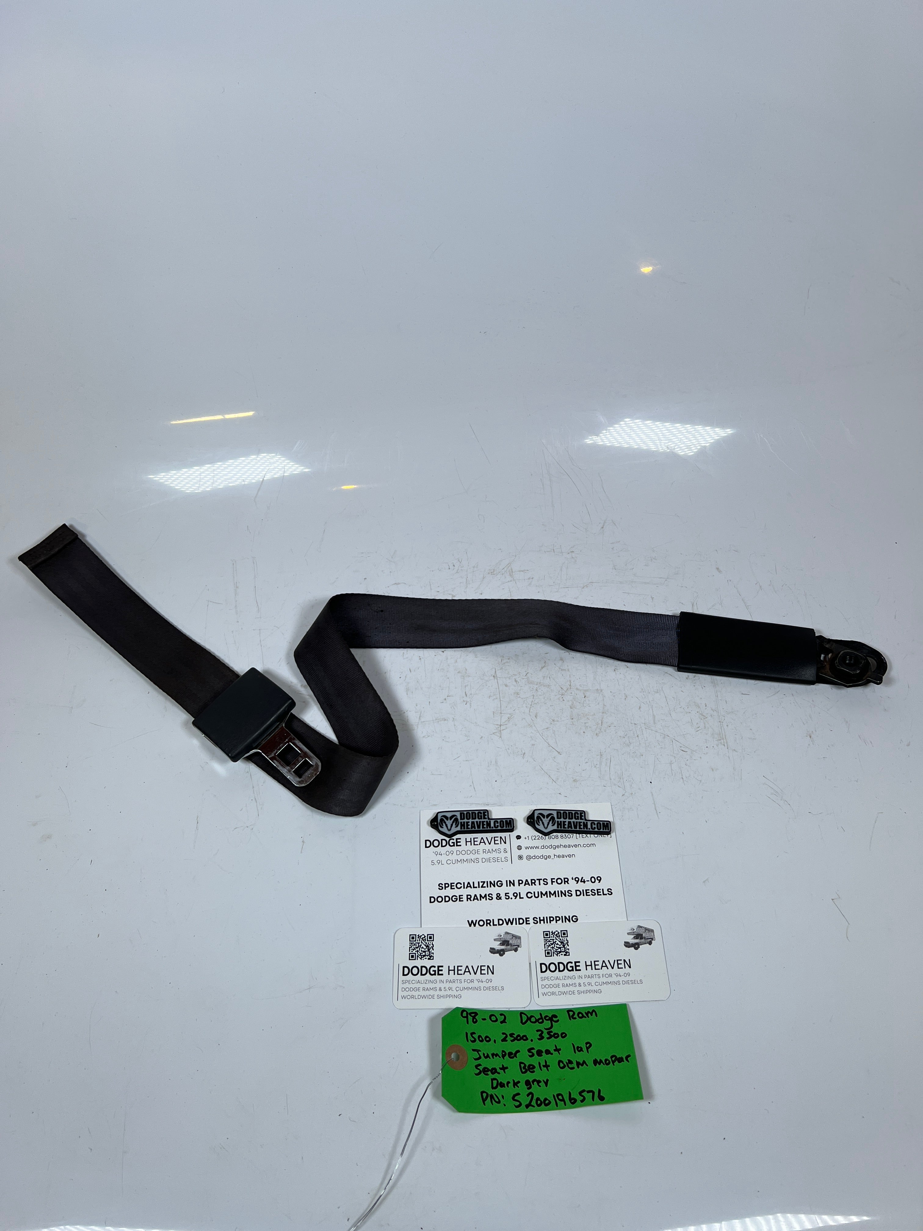 1998-2002 Dodge Ram Center Lap Seat Belt Jumper Seat