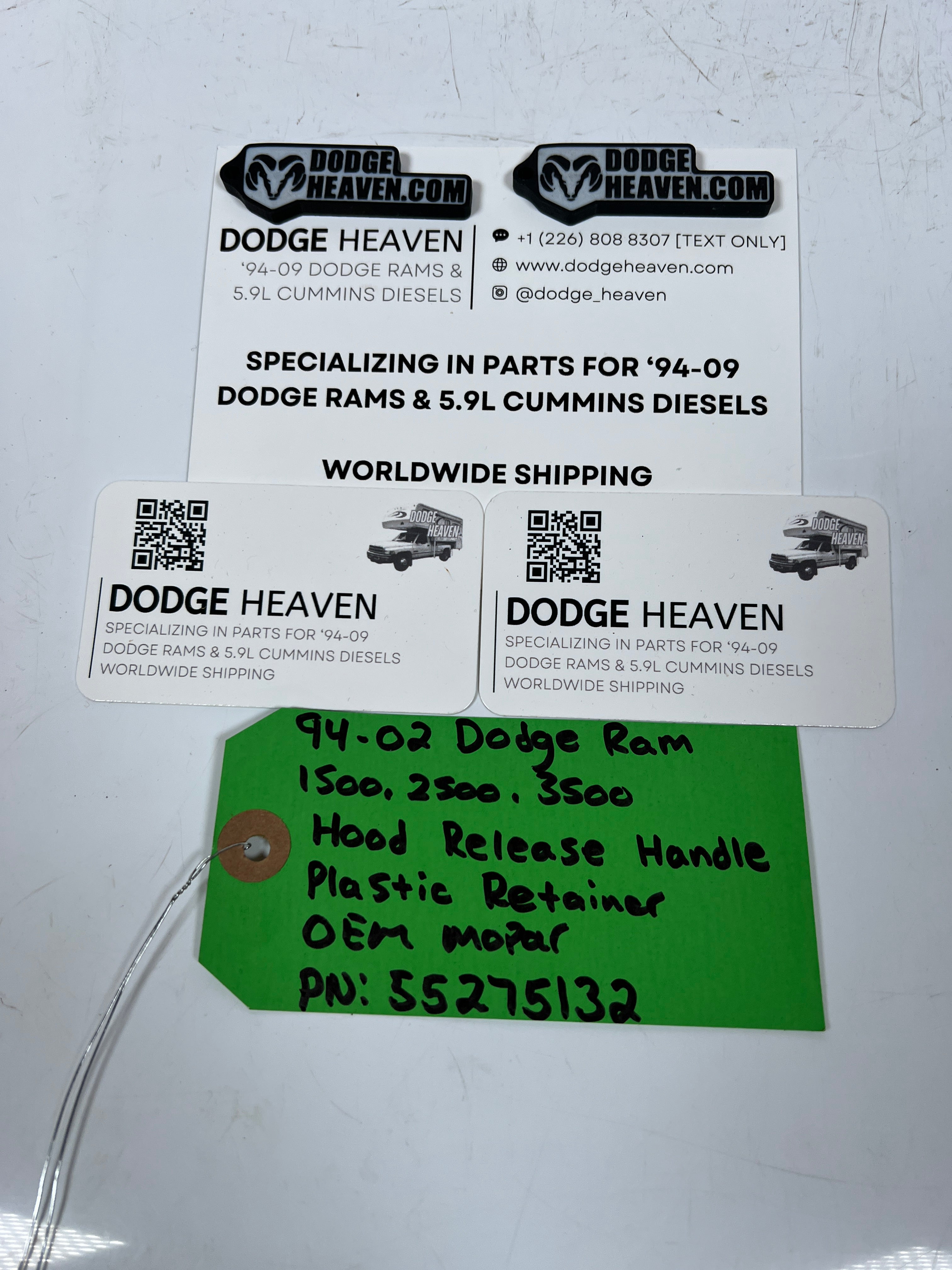 1994-2002 Dodge Ram Hood Release Handle Plastic Retainer