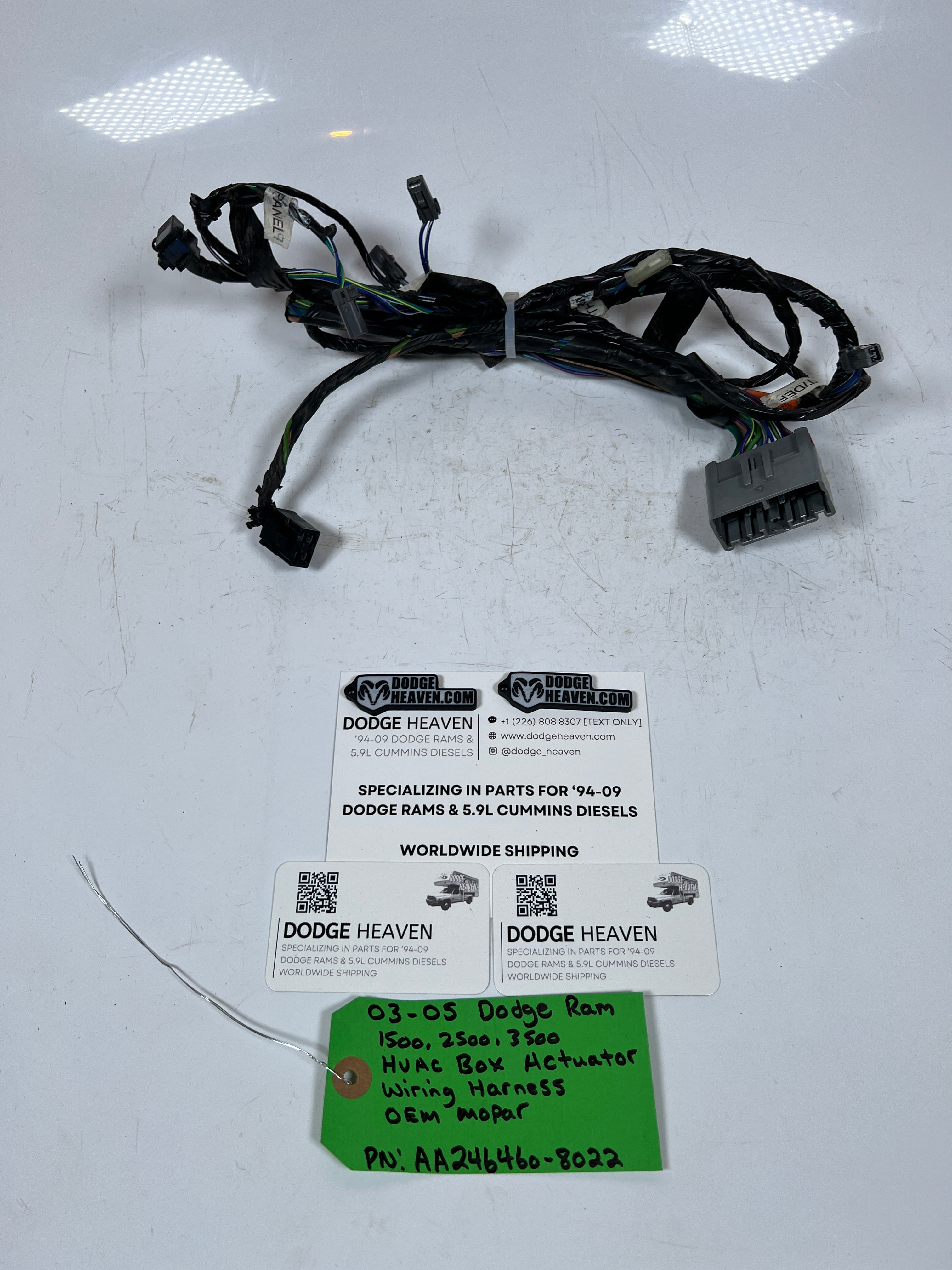 2003-2005 Dodge Ram HVAC Actuator Blower Motor Wiring Harness