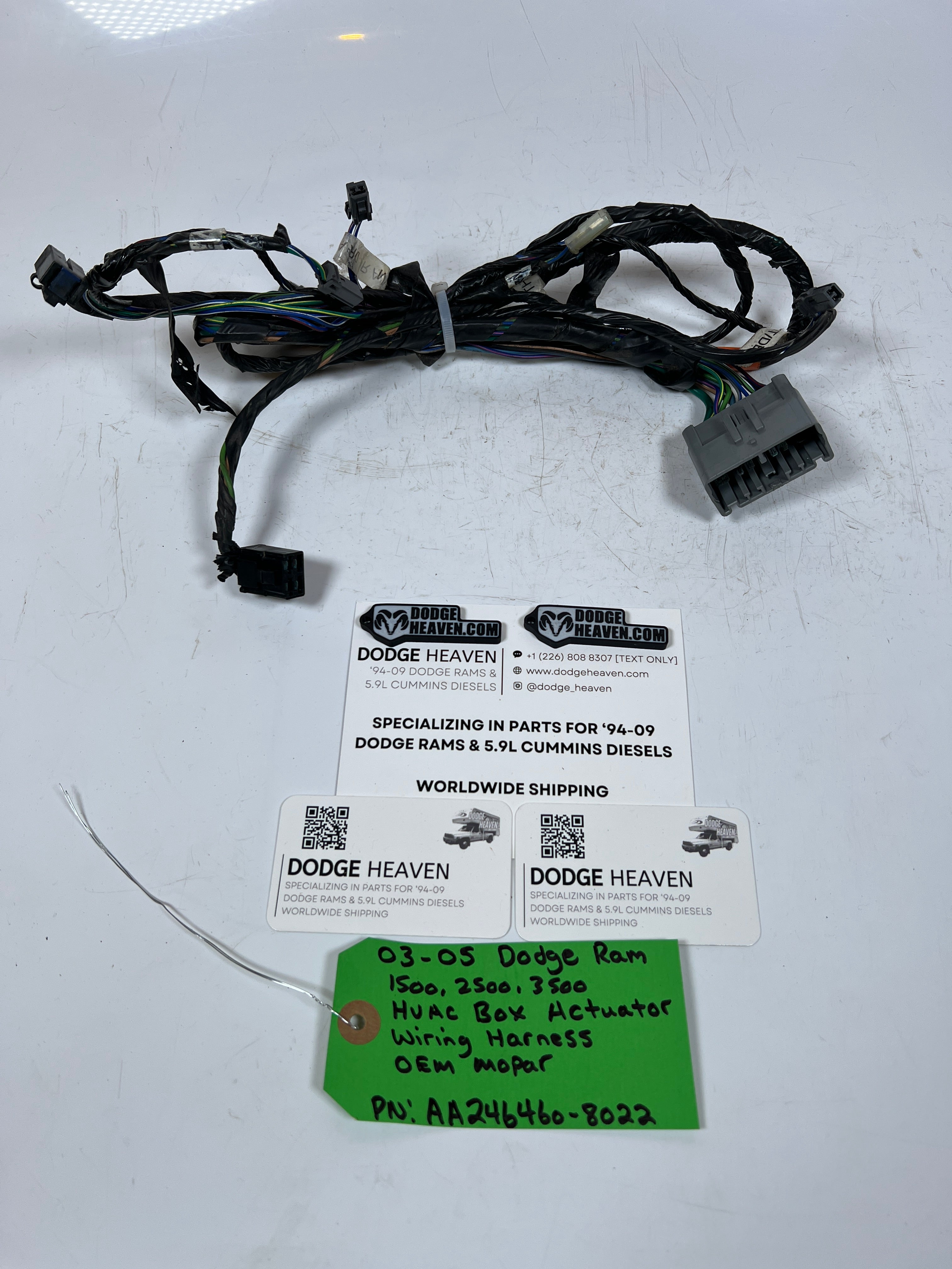2003-2005 Dodge Ram HVAC Actuator Blower Motor Wiring Harness