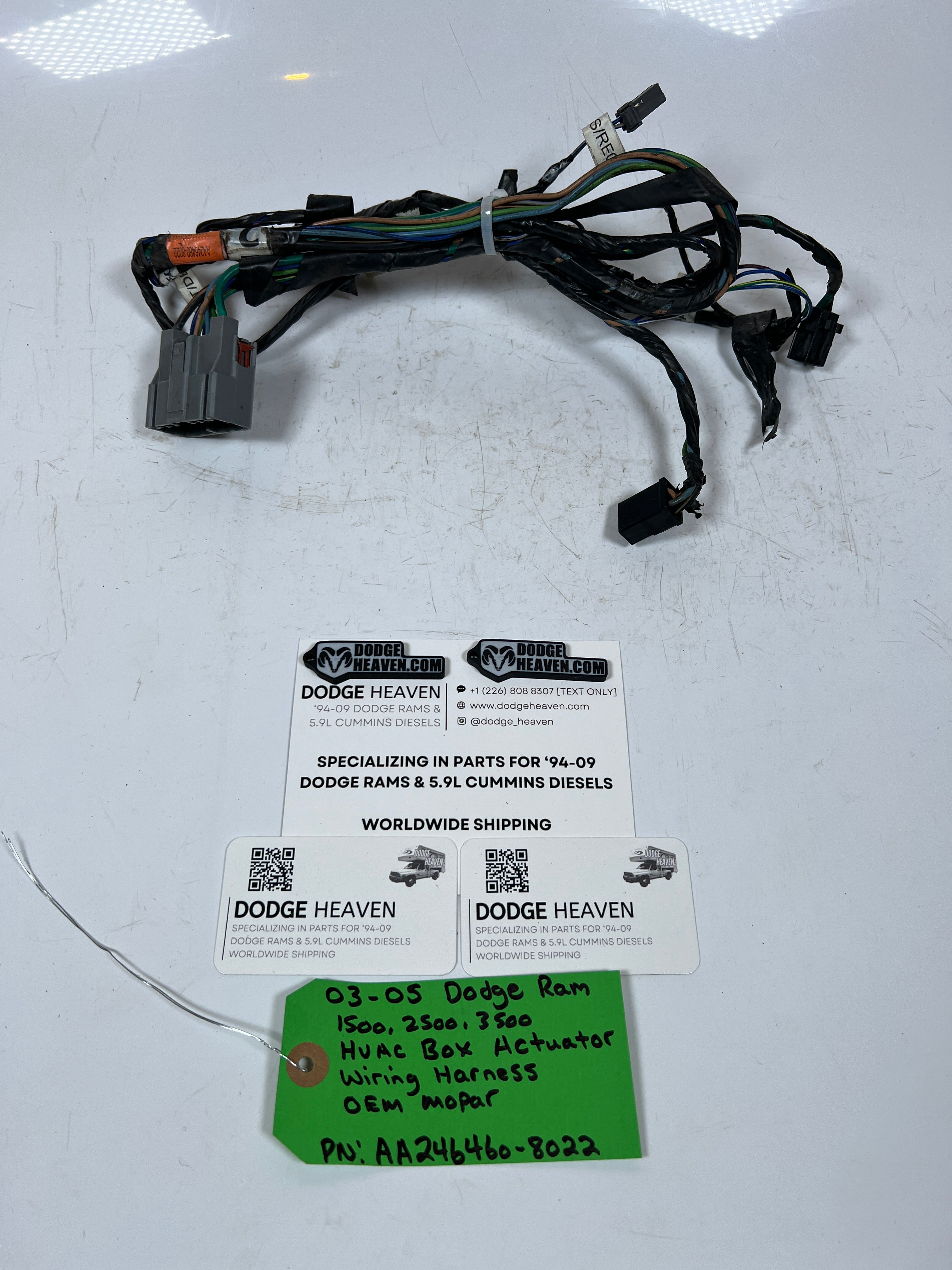 2003-2005 Dodge Ram HVAC Actuator Blower Motor Wiring Harness
