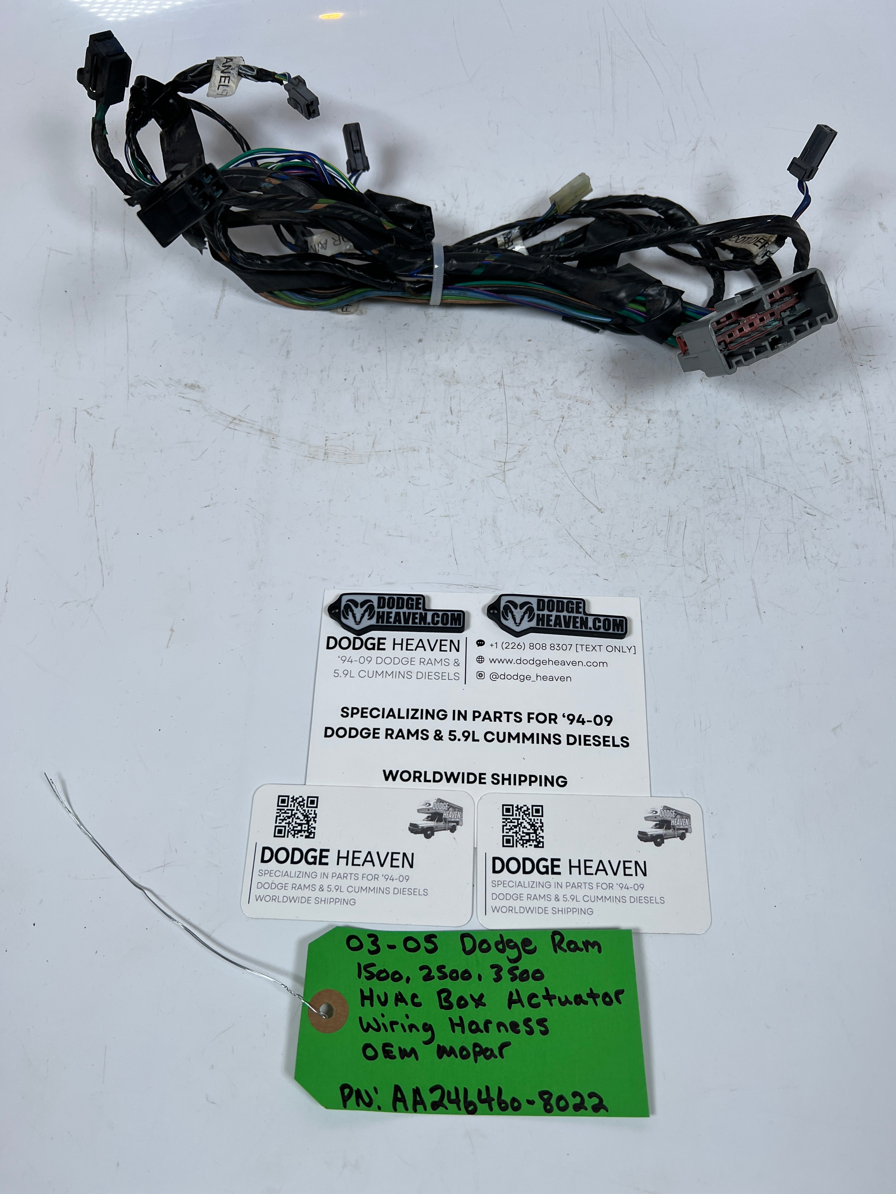 2003-2005 Dodge Ram HVAC Actuator Blower Motor Wiring Harness