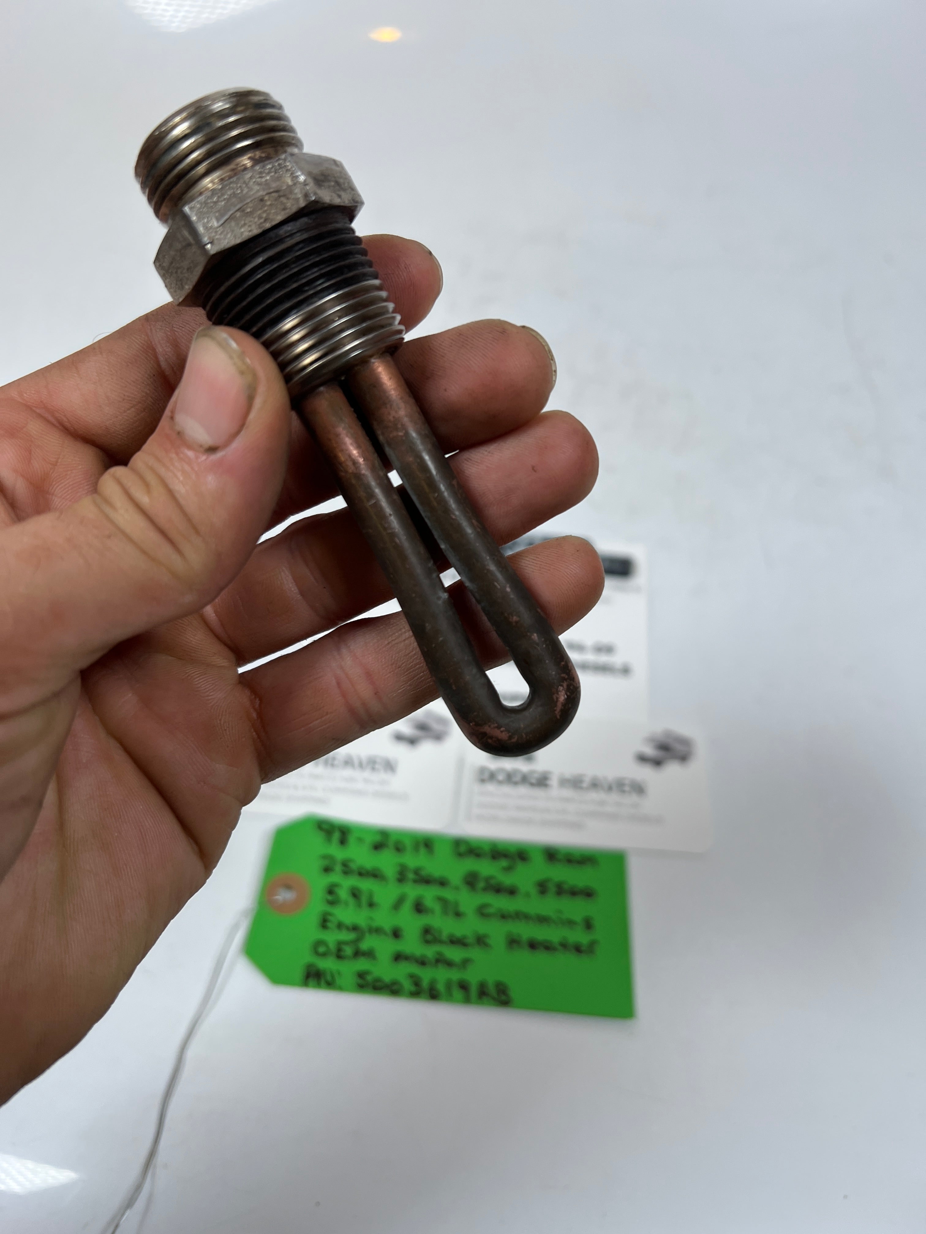 1998-2019 Dodge Ram 5.9L 6.7L Cummins Engine Block Heater Element