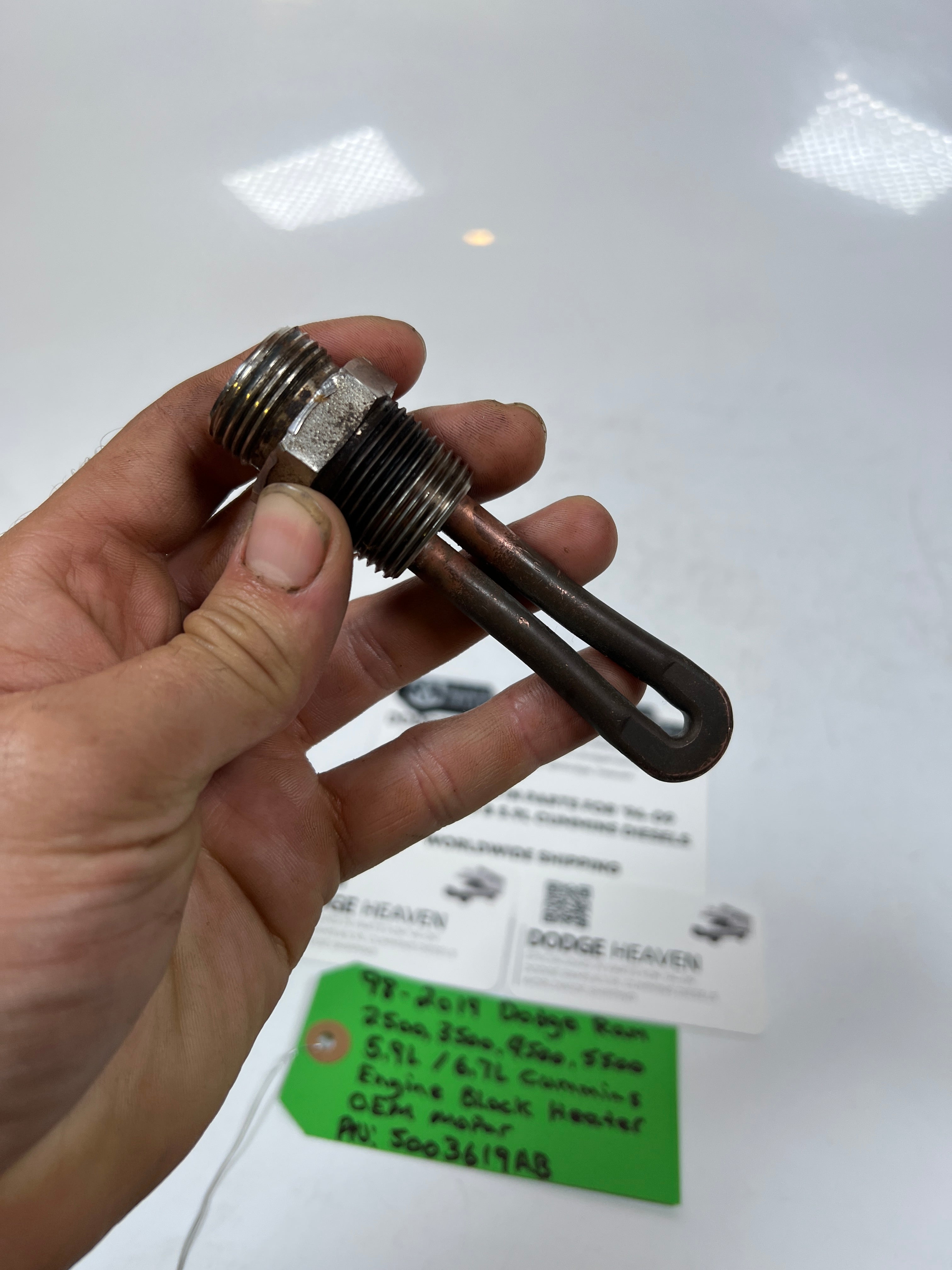 1998-2019 Dodge Ram 5.9L 6.7L Cummins Engine Block Heater Element