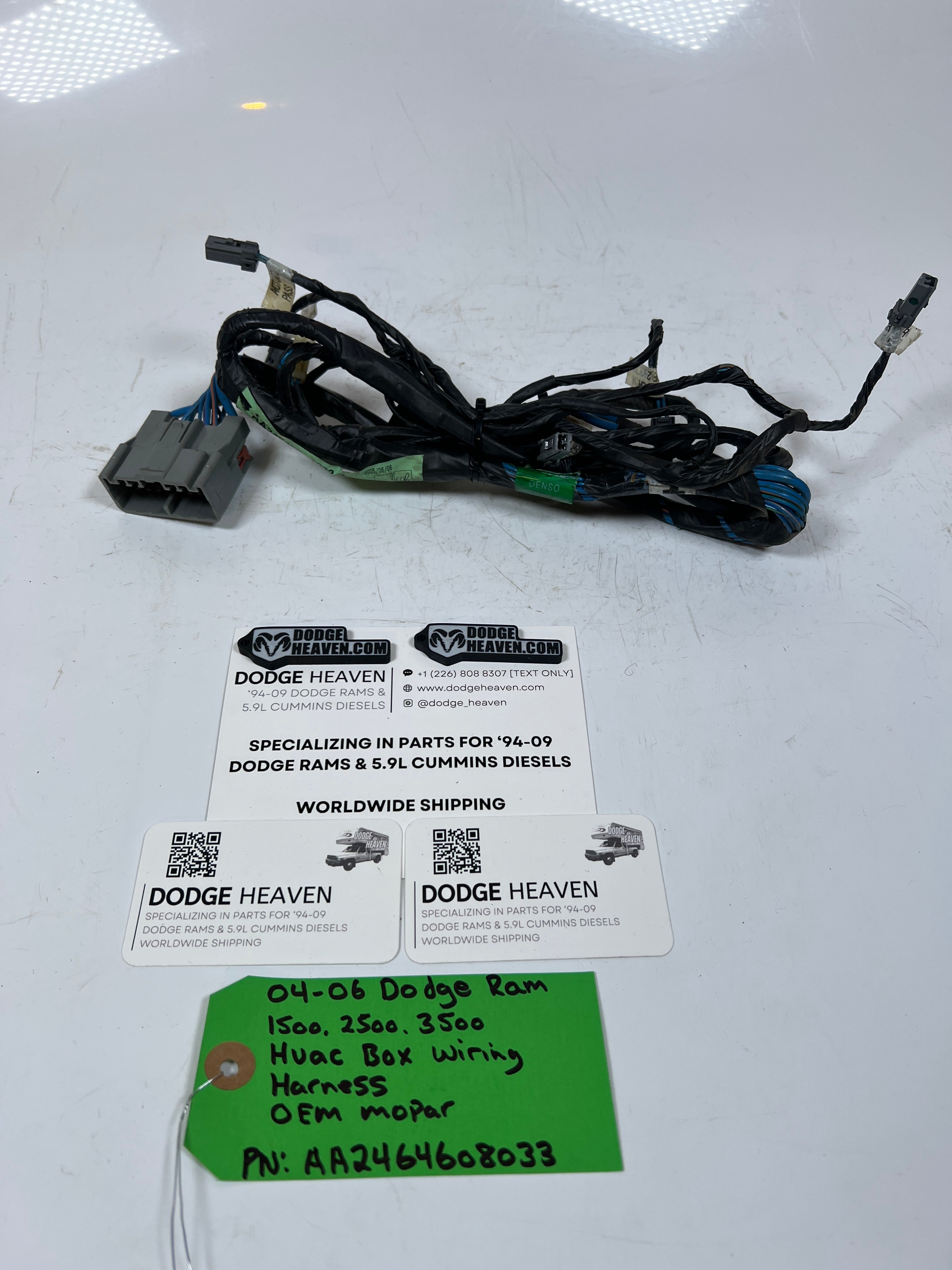 2004-2006 Dodge Ram HVAC Actuator Blower Motor Wiring Harness