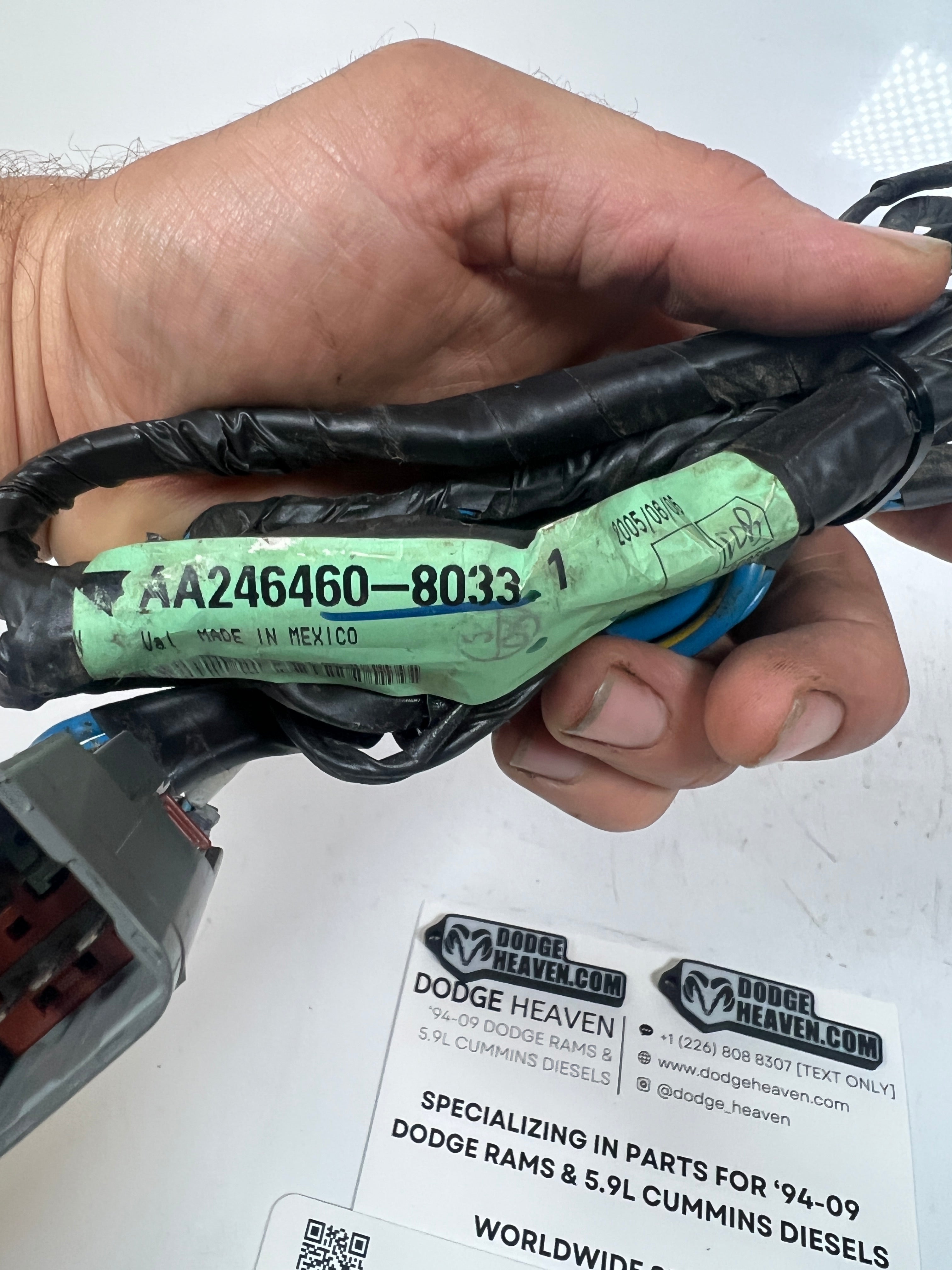 2004-2006 Dodge Ram HVAC Actuator Blower Motor Wiring Harness