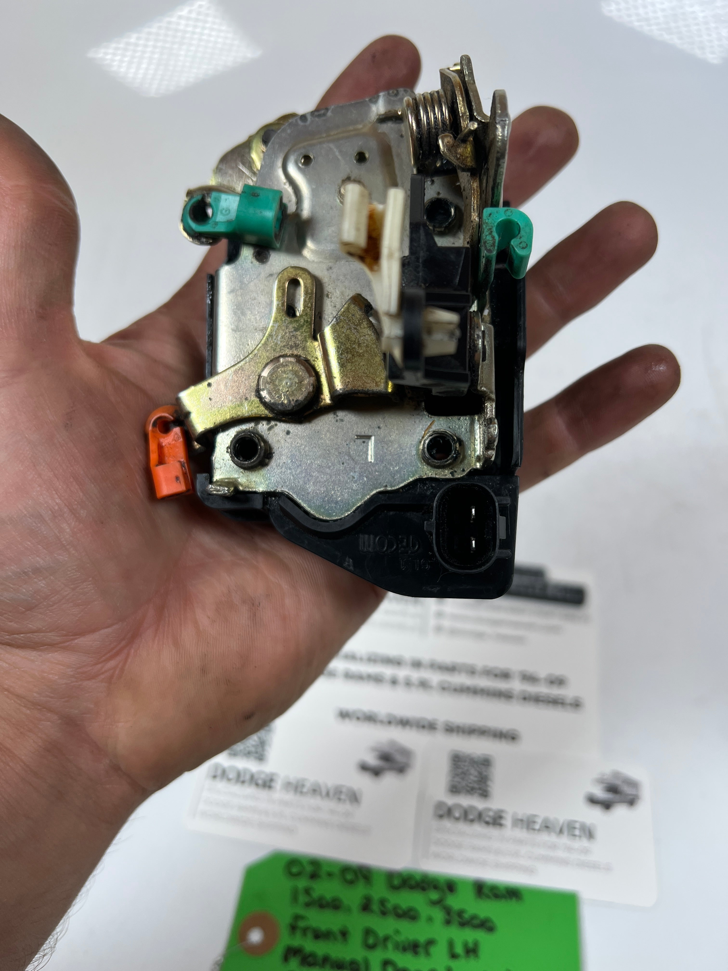 2002-2009 Dodge Ram Front Driver LH Manual Door Lock Latch