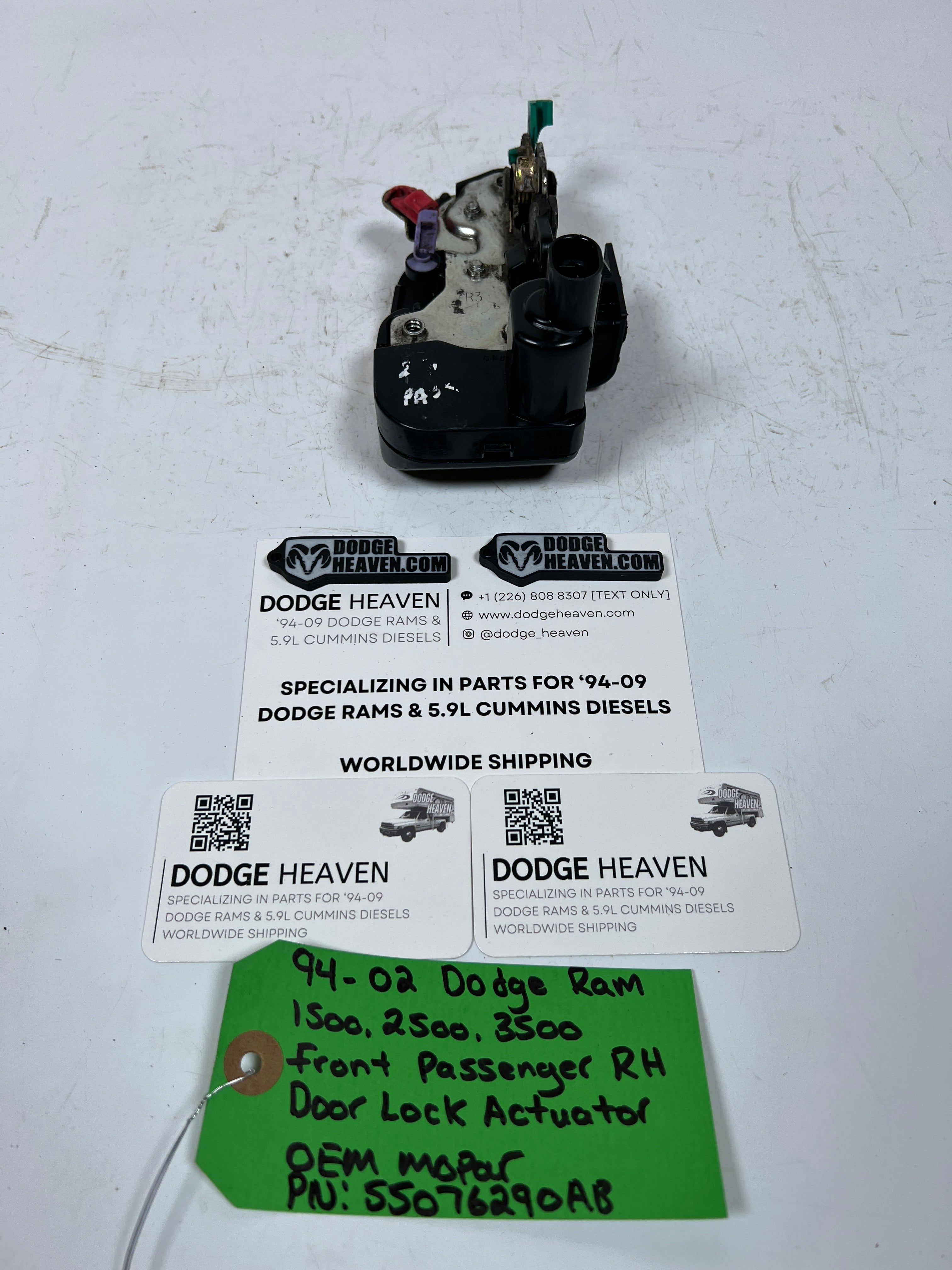 1994-2002 Dodge Ram Front Passenger RH Door Lock Actuator
