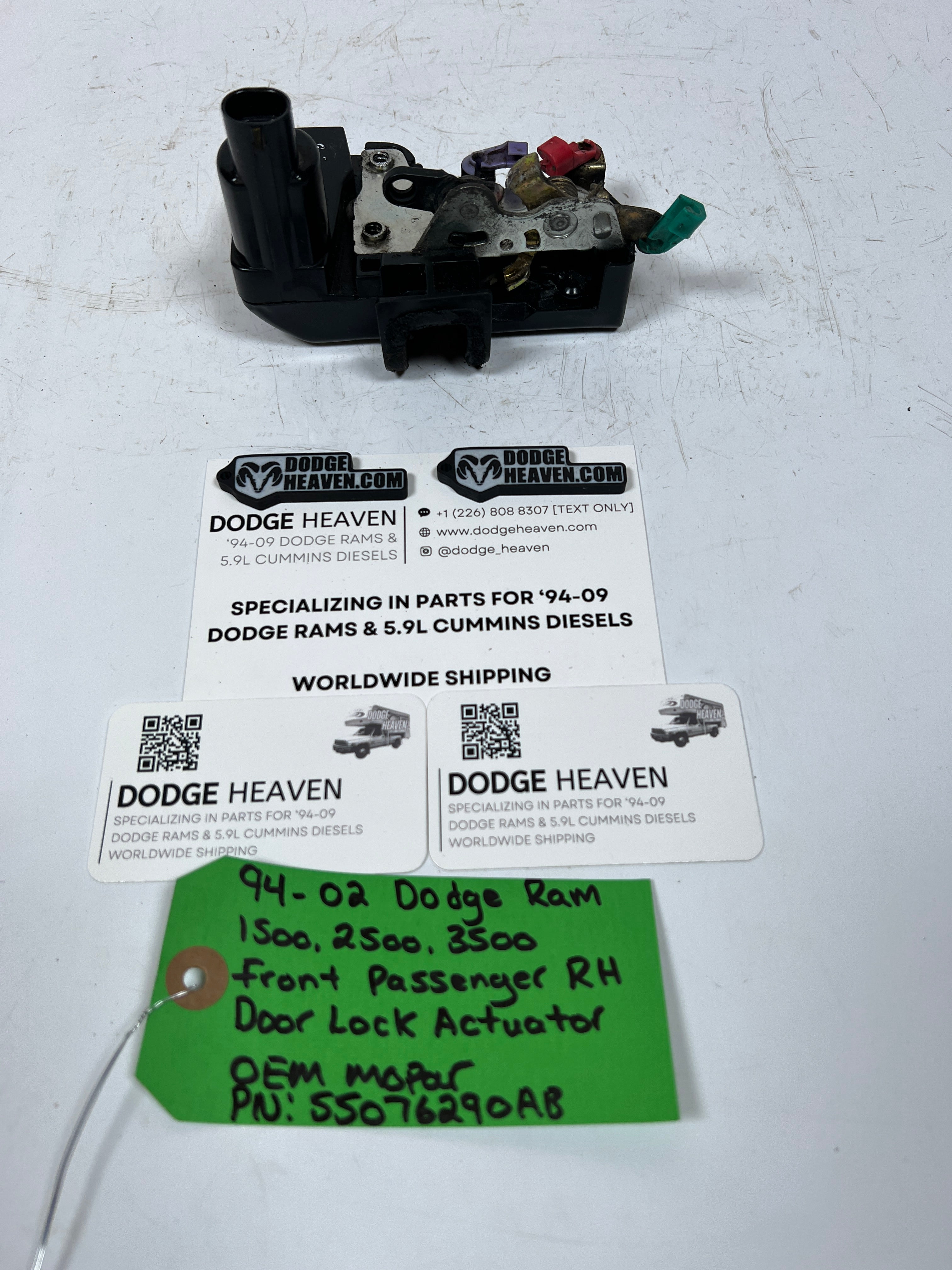 1994-2002 Dodge Ram Front Passenger RH Door Lock Actuator