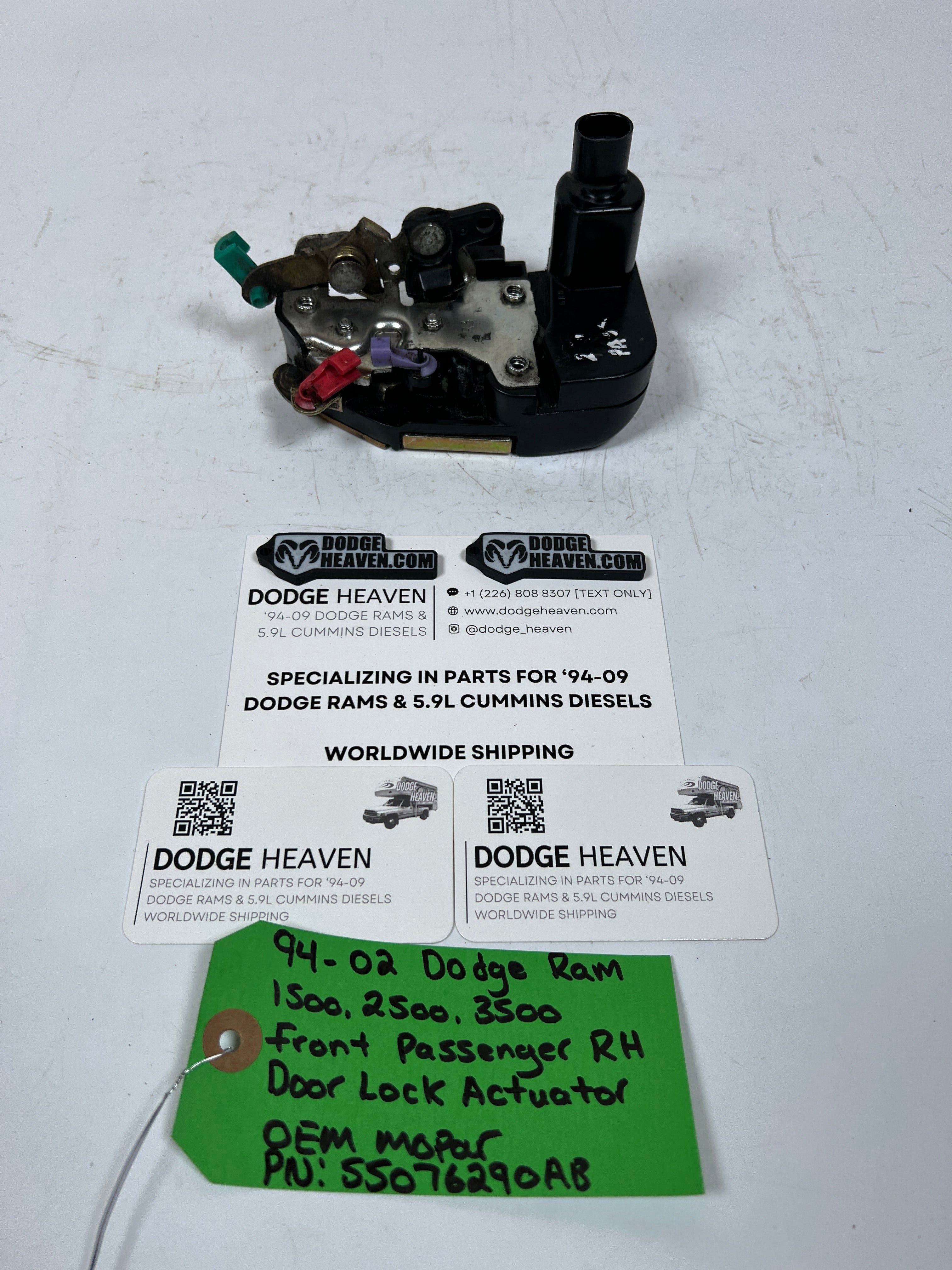 1994-2002 Dodge Ram Front Passenger RH Door Lock Actuator
