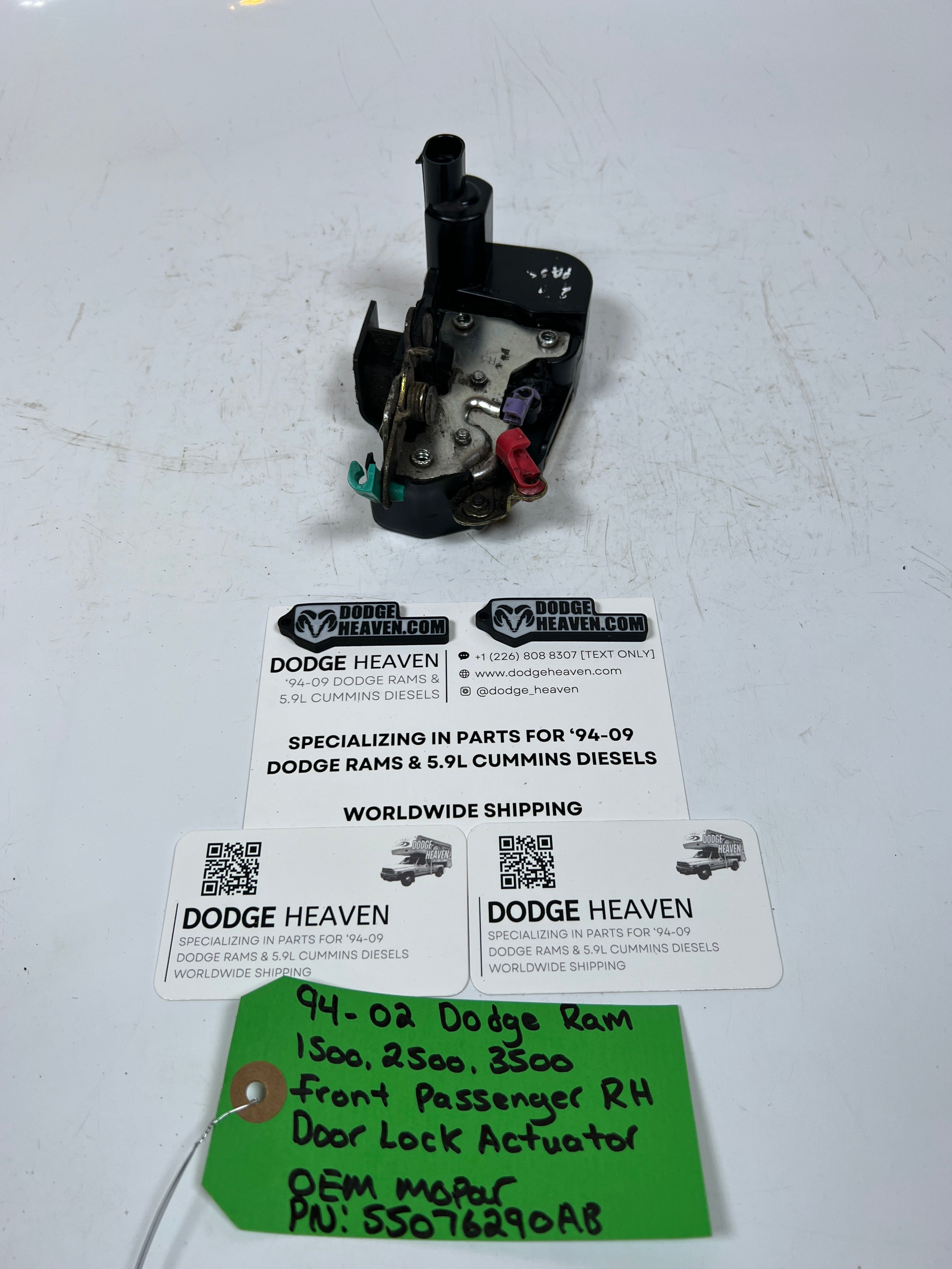 1994-2002 Dodge Ram Front Passenger RH Door Lock Actuator
