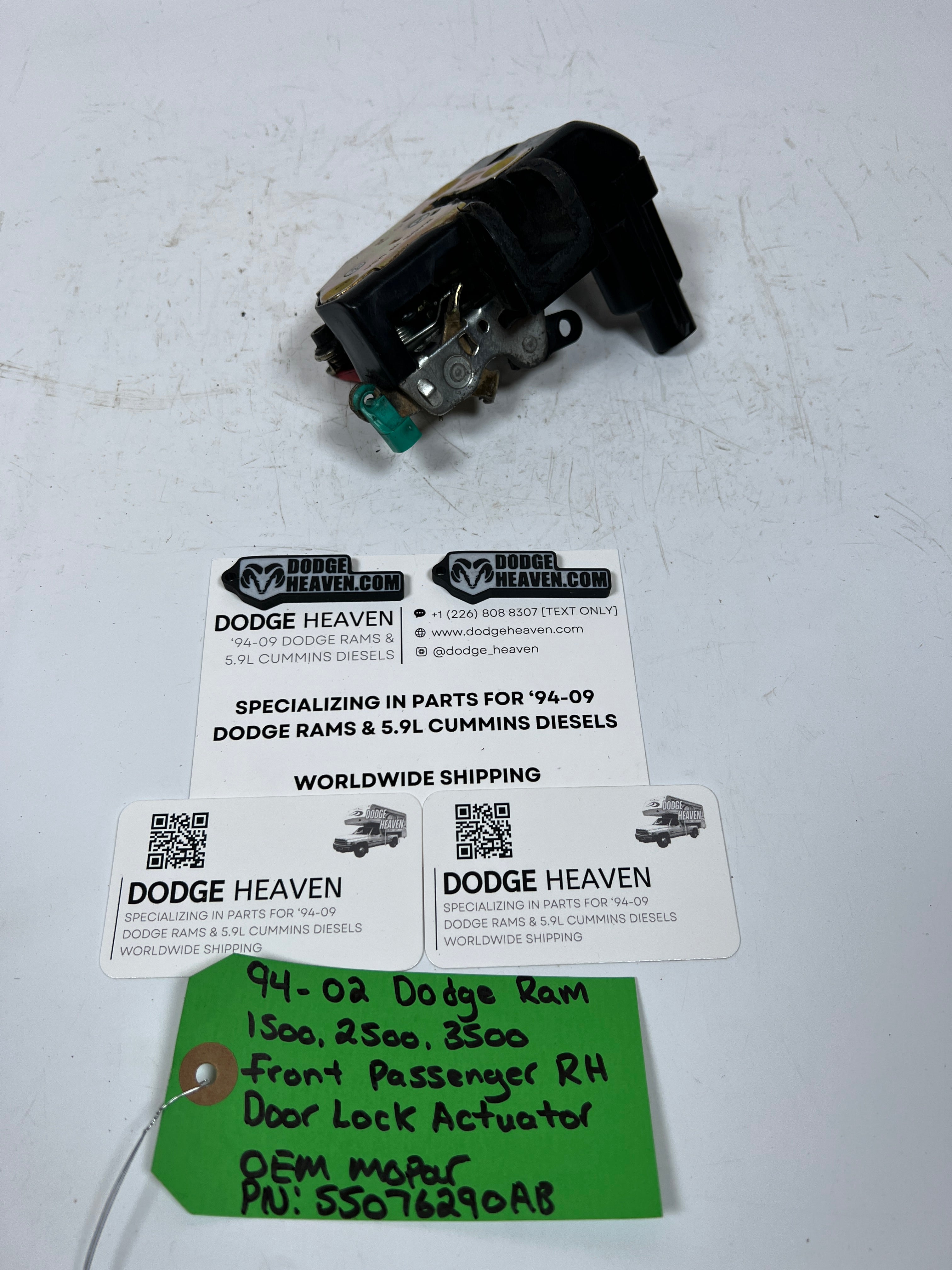 1994-2002 Dodge Ram Front Passenger RH Door Lock Actuator