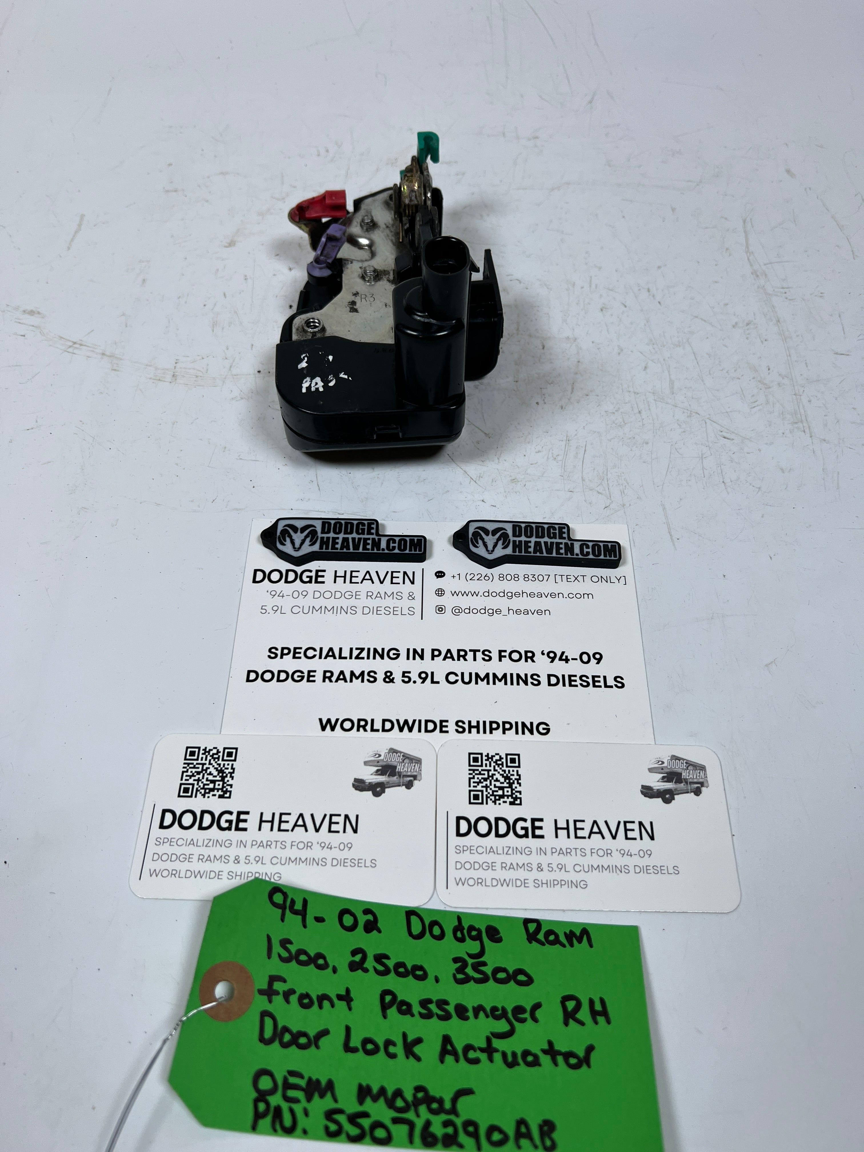 1994-2002 Dodge Ram Front Passenger RH Door Lock Actuator