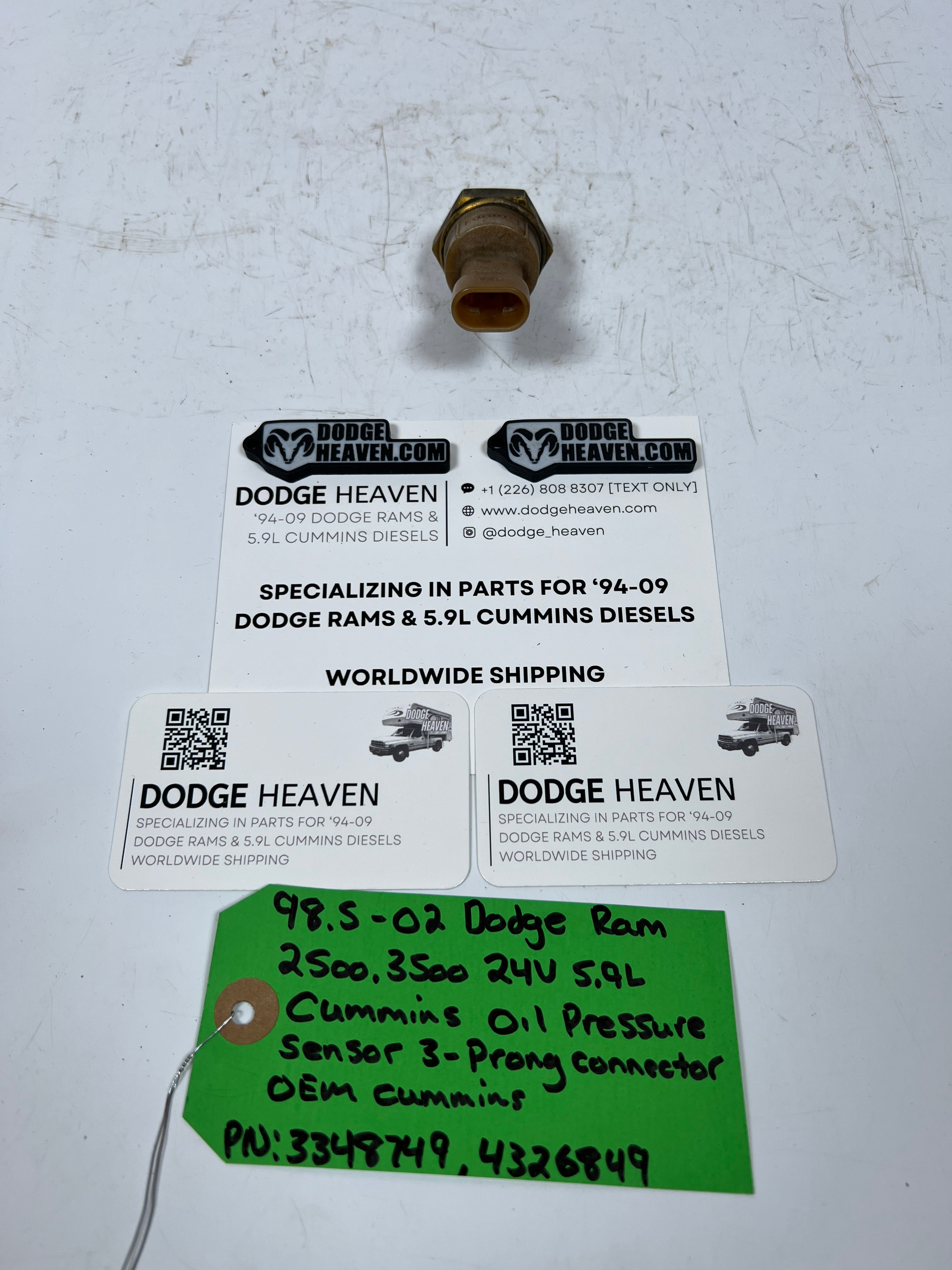 1998.5-2002 Dodge Ram 24 Valve 5.9L Cummins Oil Pressure Sensor