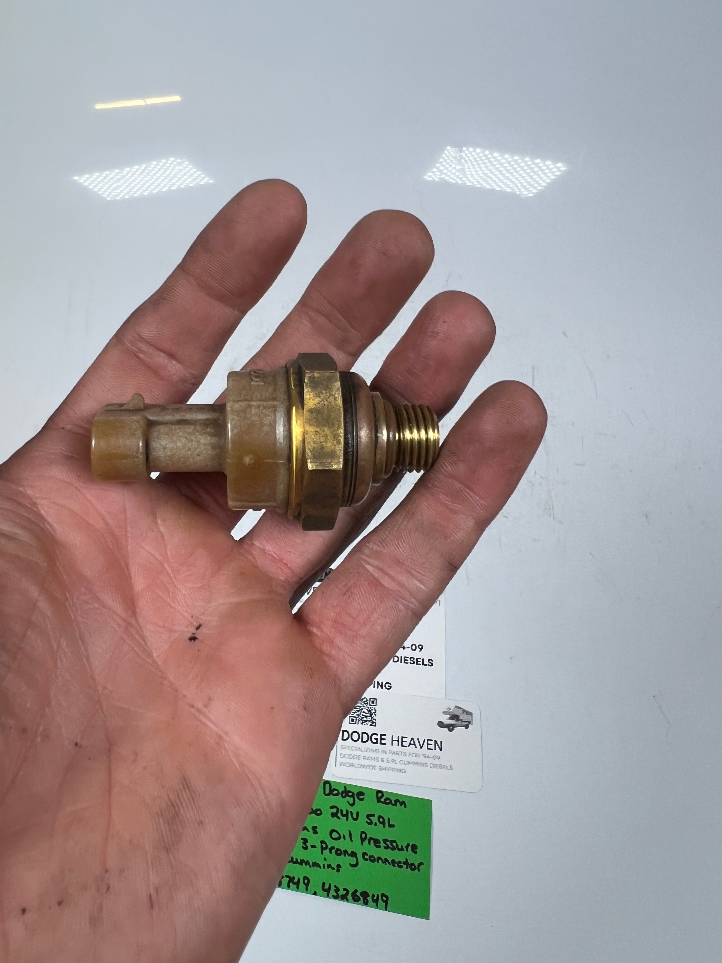 1998.5-2002 Dodge Ram 24 Valve 5.9L Cummins Oil Pressure Sensor