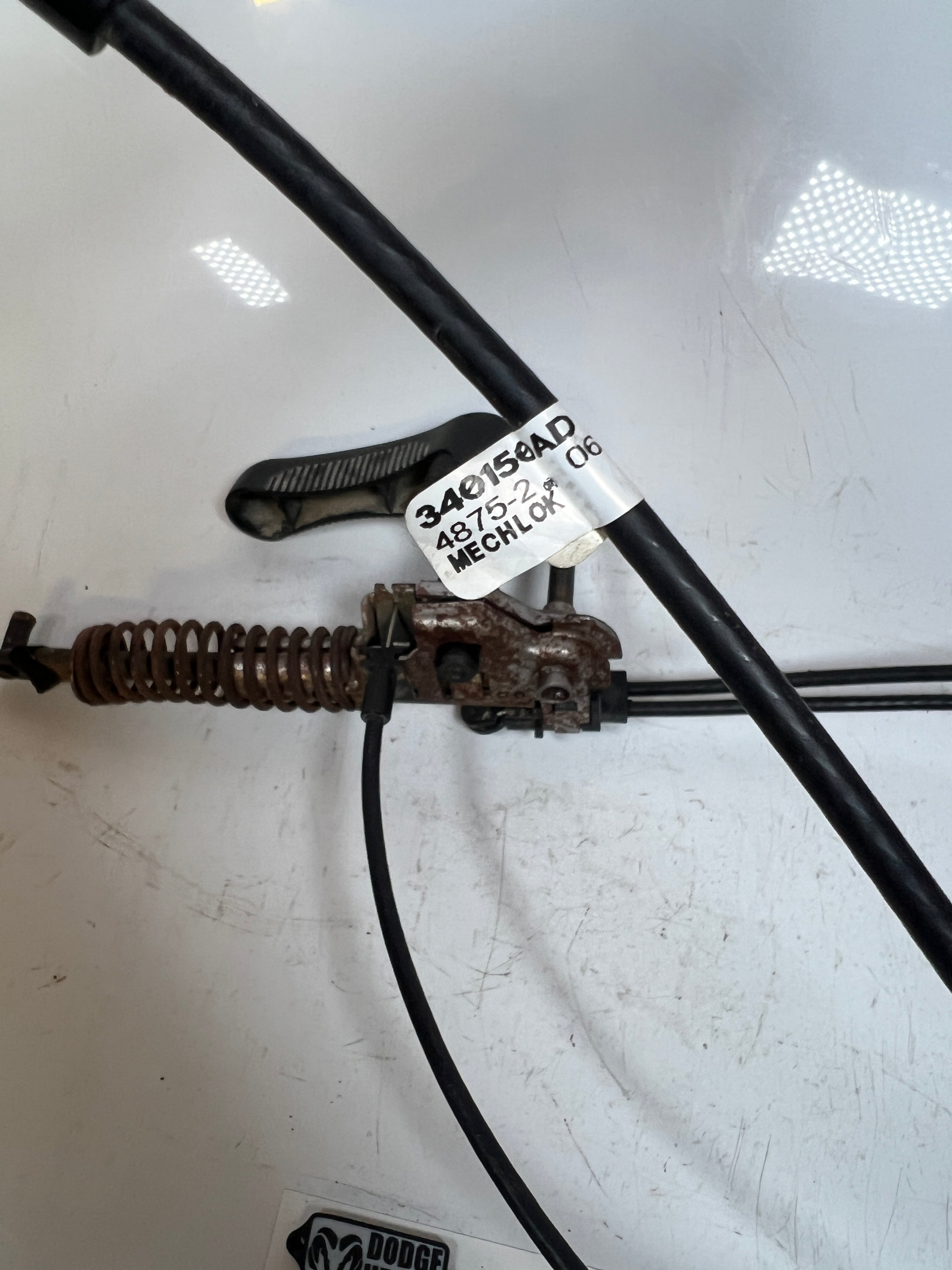 2002-2009 Dodge Ram Passenger Front Seat Recline / Tilt Cable Assembly