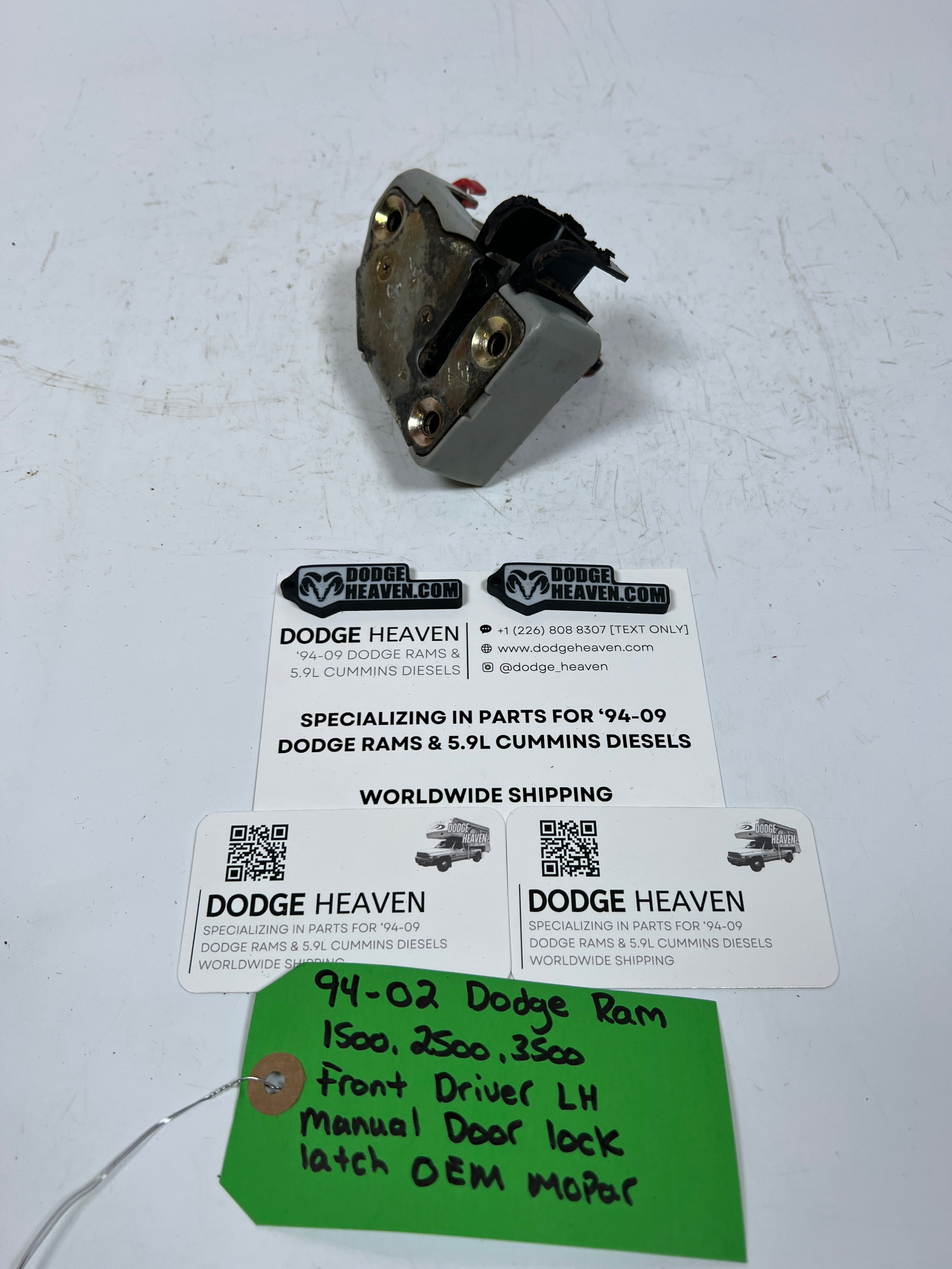 1994-2002 Dodge Ram Front Driver Door LH Manual Door Lock Latch