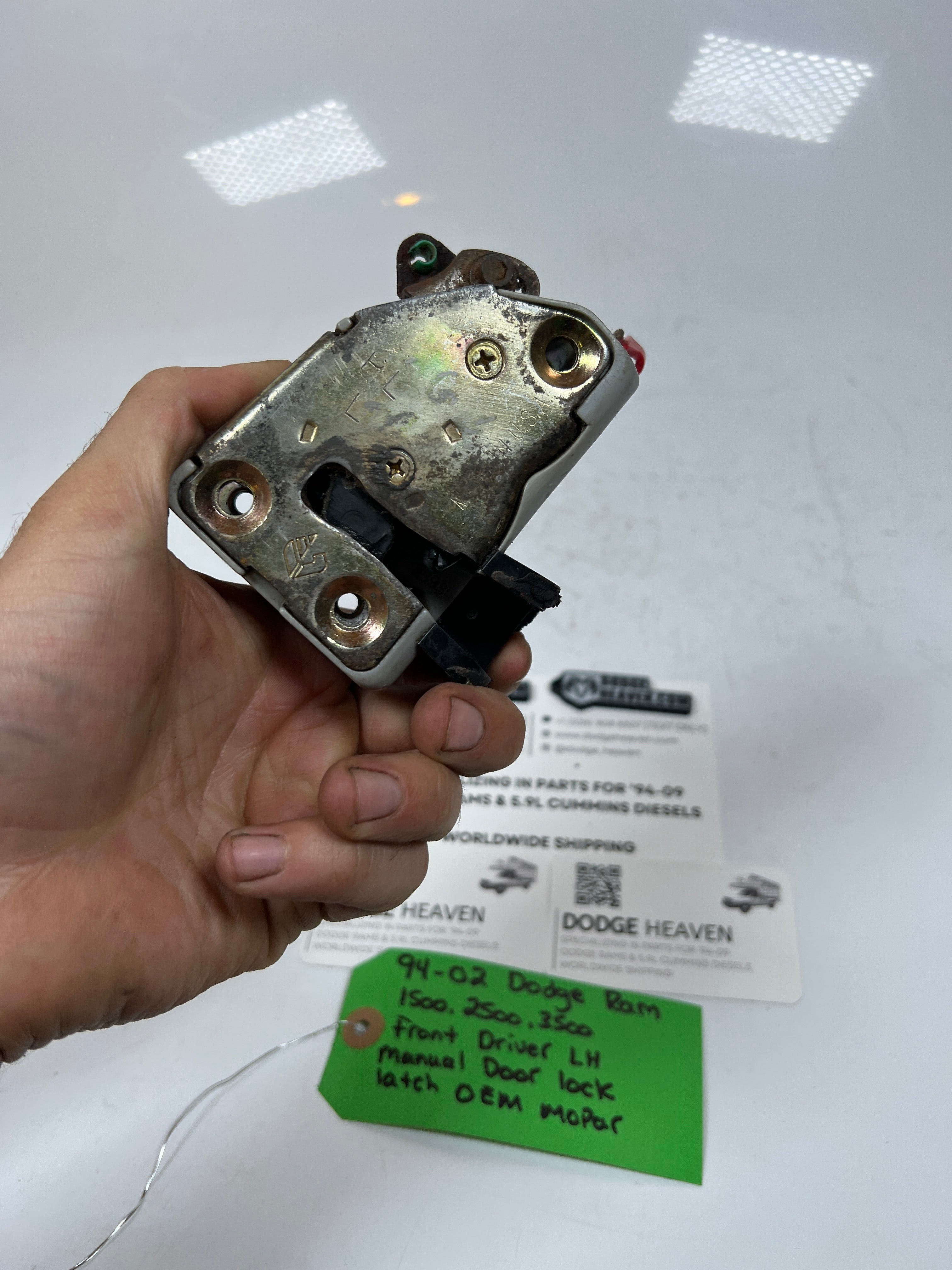 1994-2002 Dodge Ram Front Driver Door LH Manual Door Lock Latch