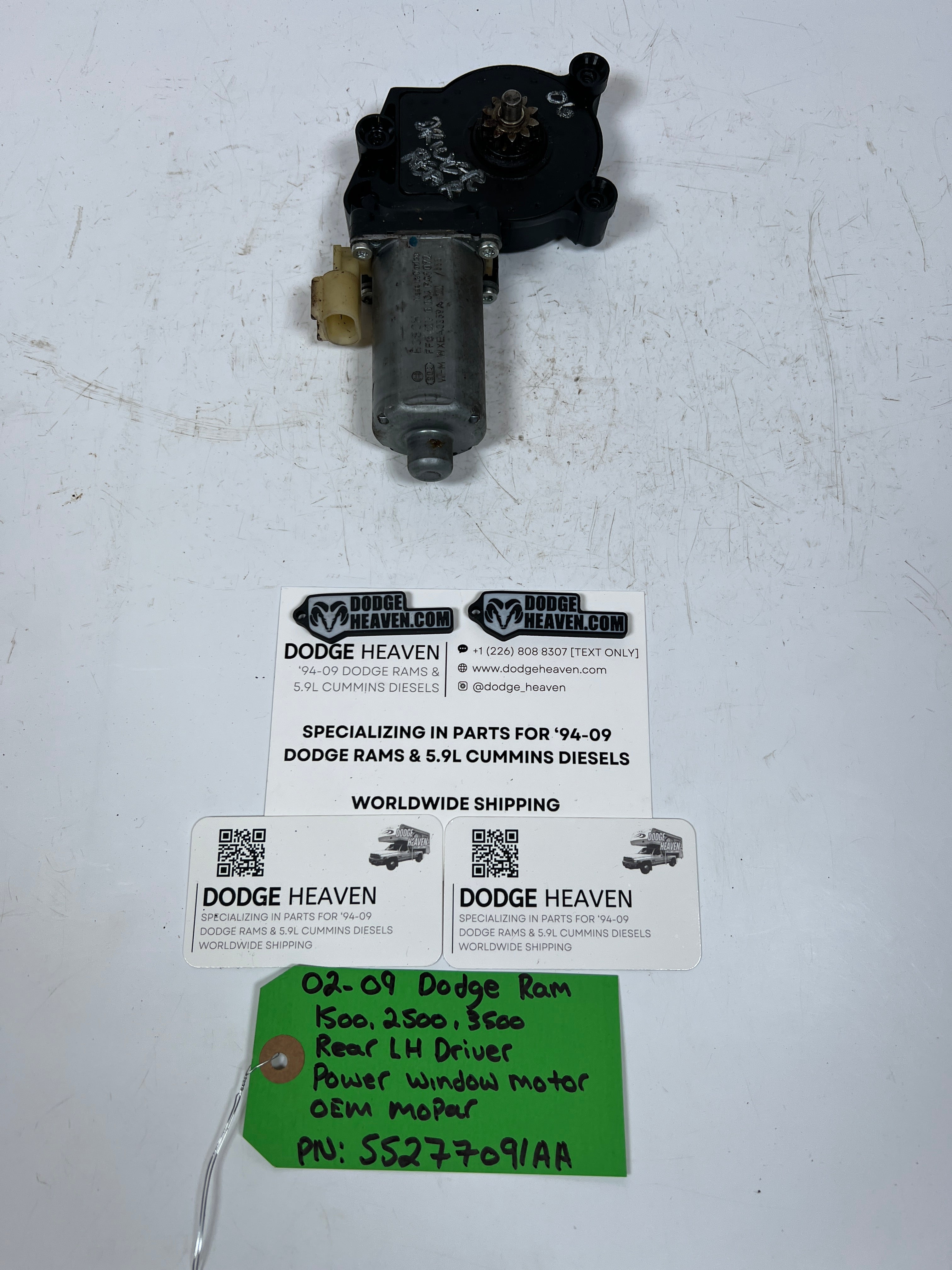 2002-2009 Dodge Ram Rear LH Driver Power Window Motor