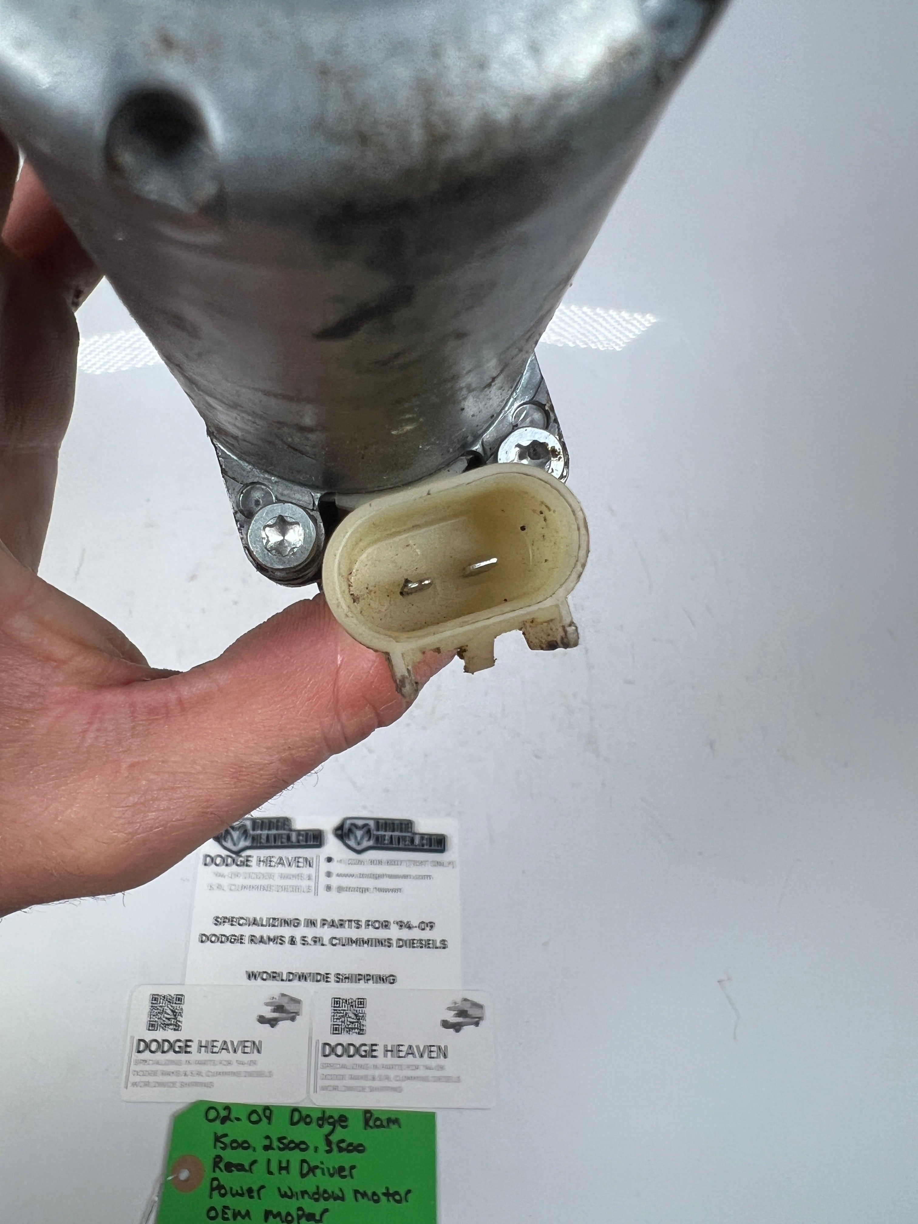 2002-2009 Dodge Ram Rear LH Driver Power Window Motor