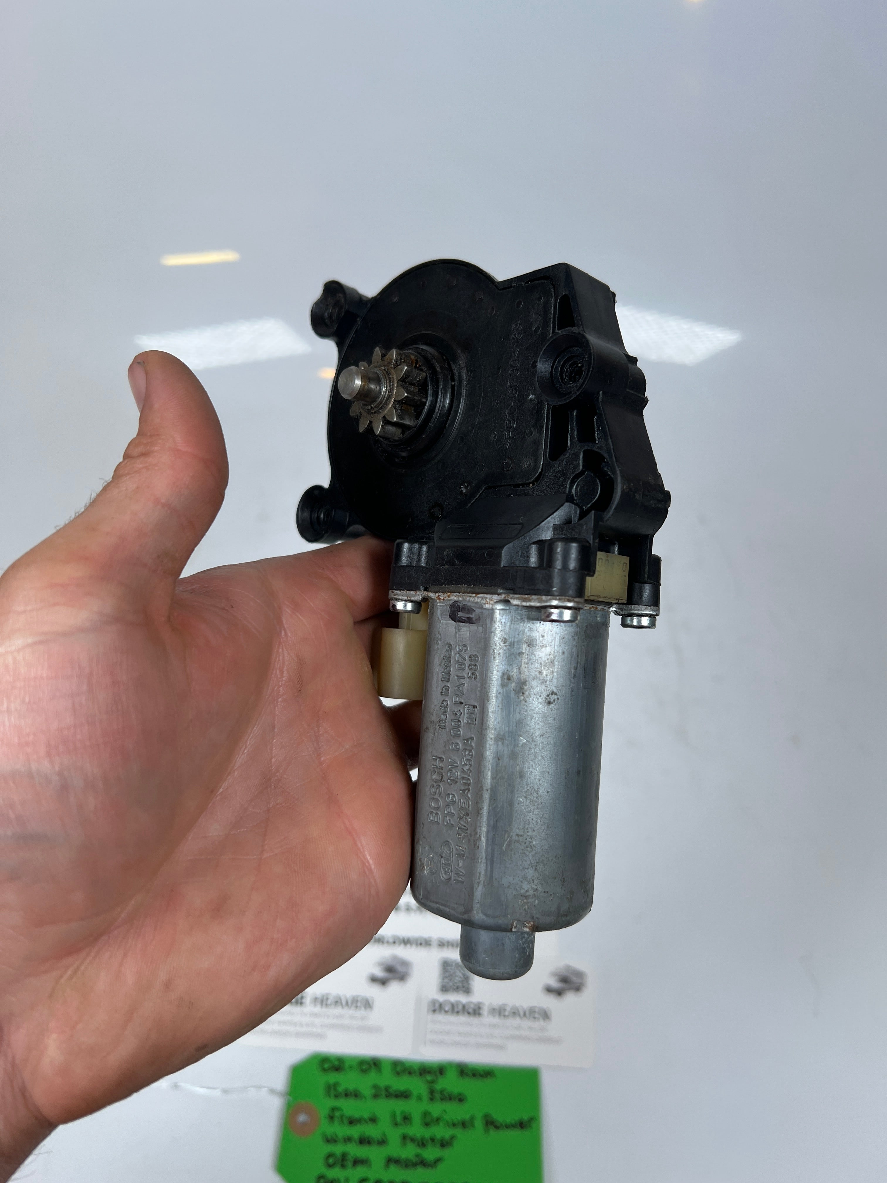 2002-2009 Dodge Ram Front LH Driver Power Window Motor
