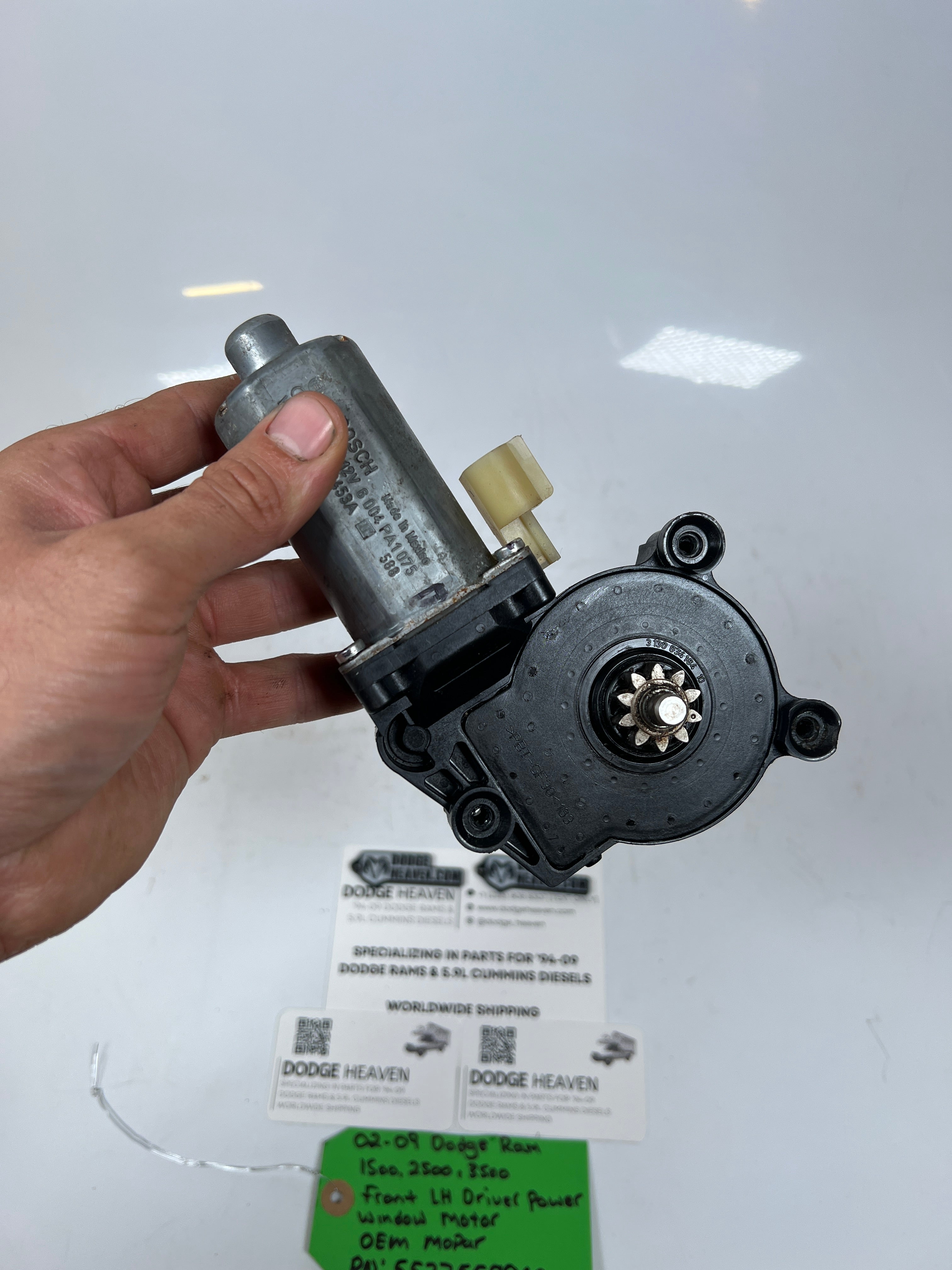 2002-2009 Dodge Ram Front LH Driver Power Window Motor