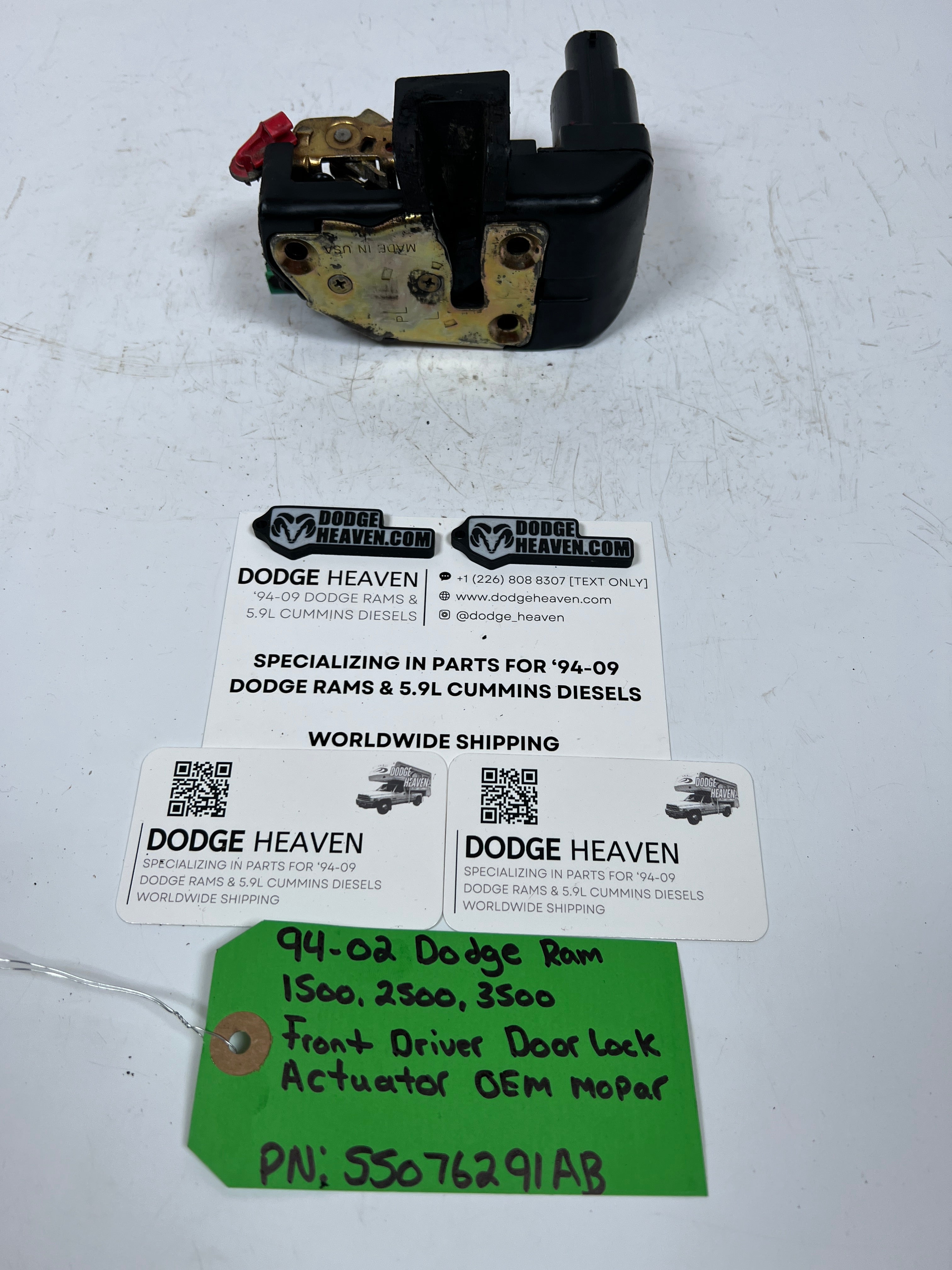 1994-2002 Dodge Ram Front Driver LH Door Lock Actuator