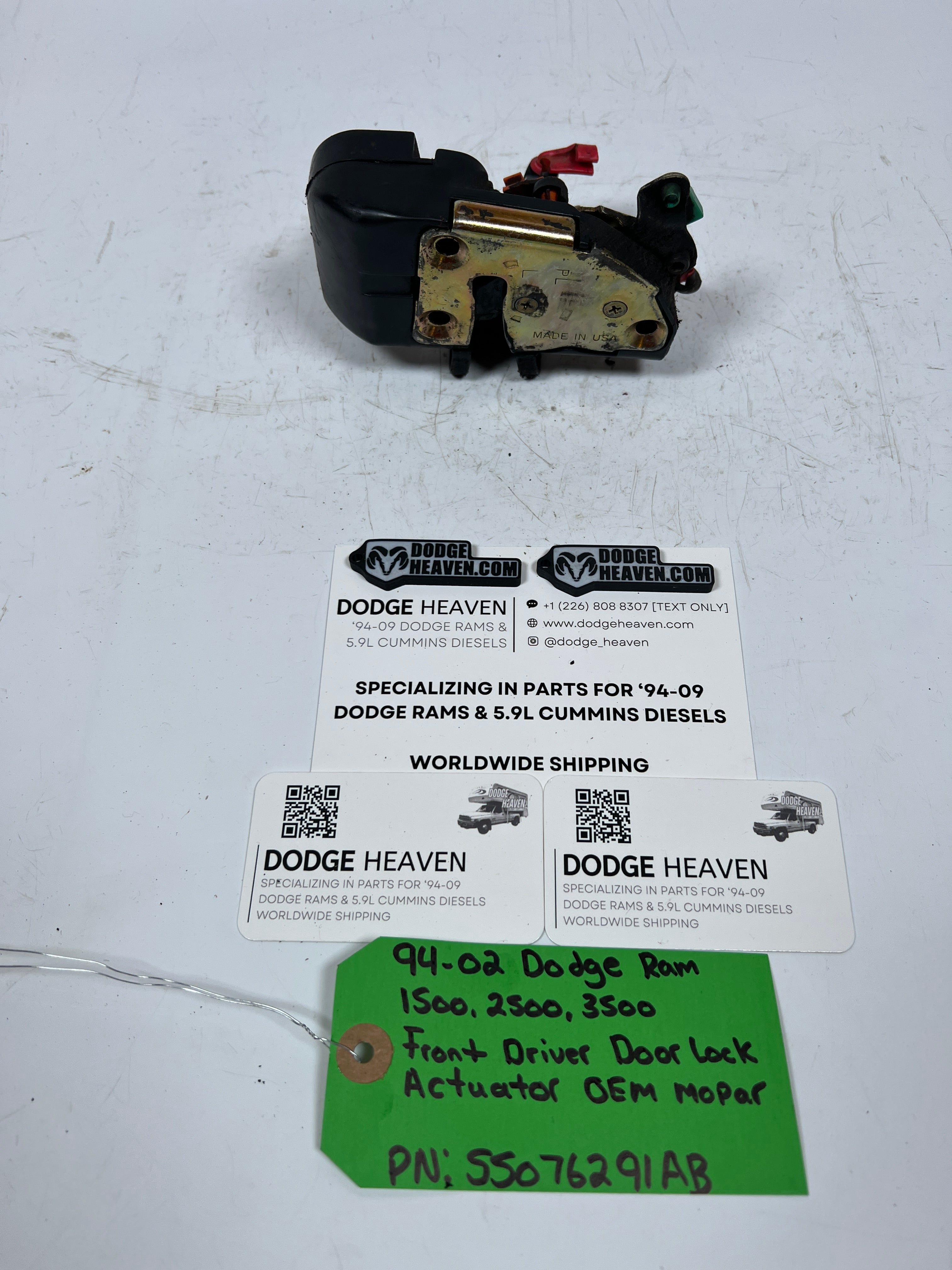 1994-2002 Dodge Ram Front Driver LH Door Lock Actuator