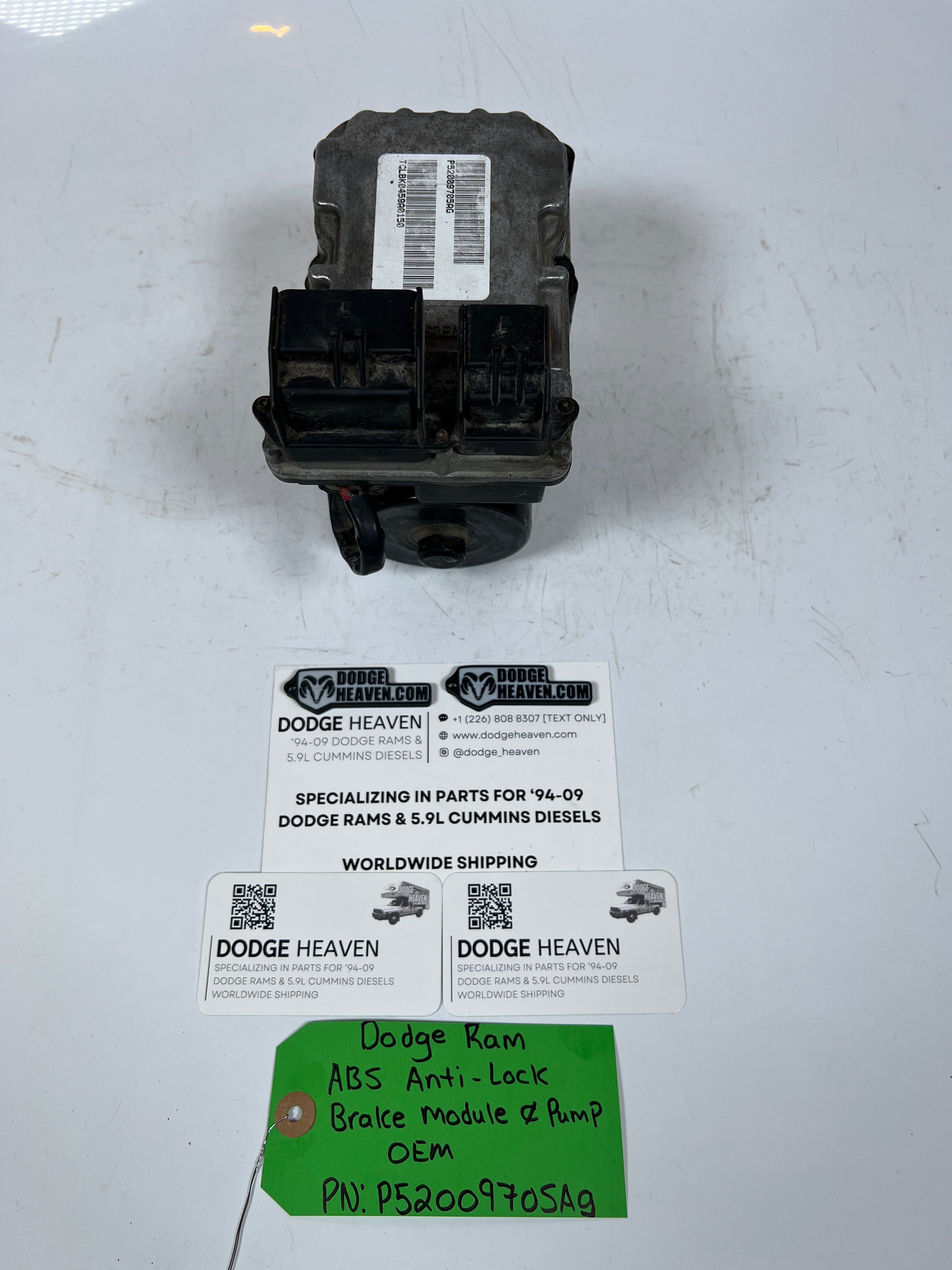 - Dodge Ram ABS Anti-Lock Brake Module & Pump Assembly