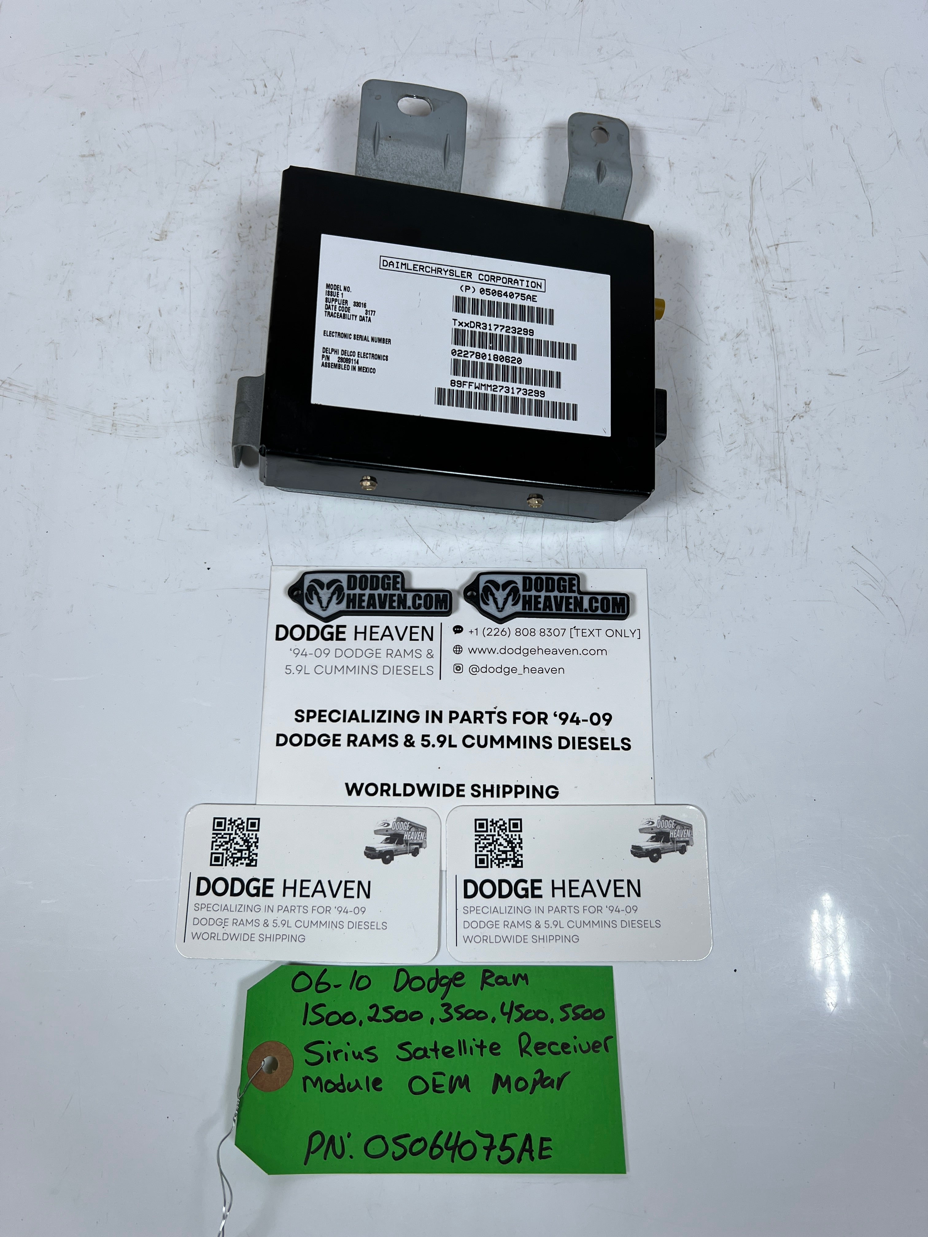 2006-2010 Dodge Ram Sirius Satellite Receiver Module