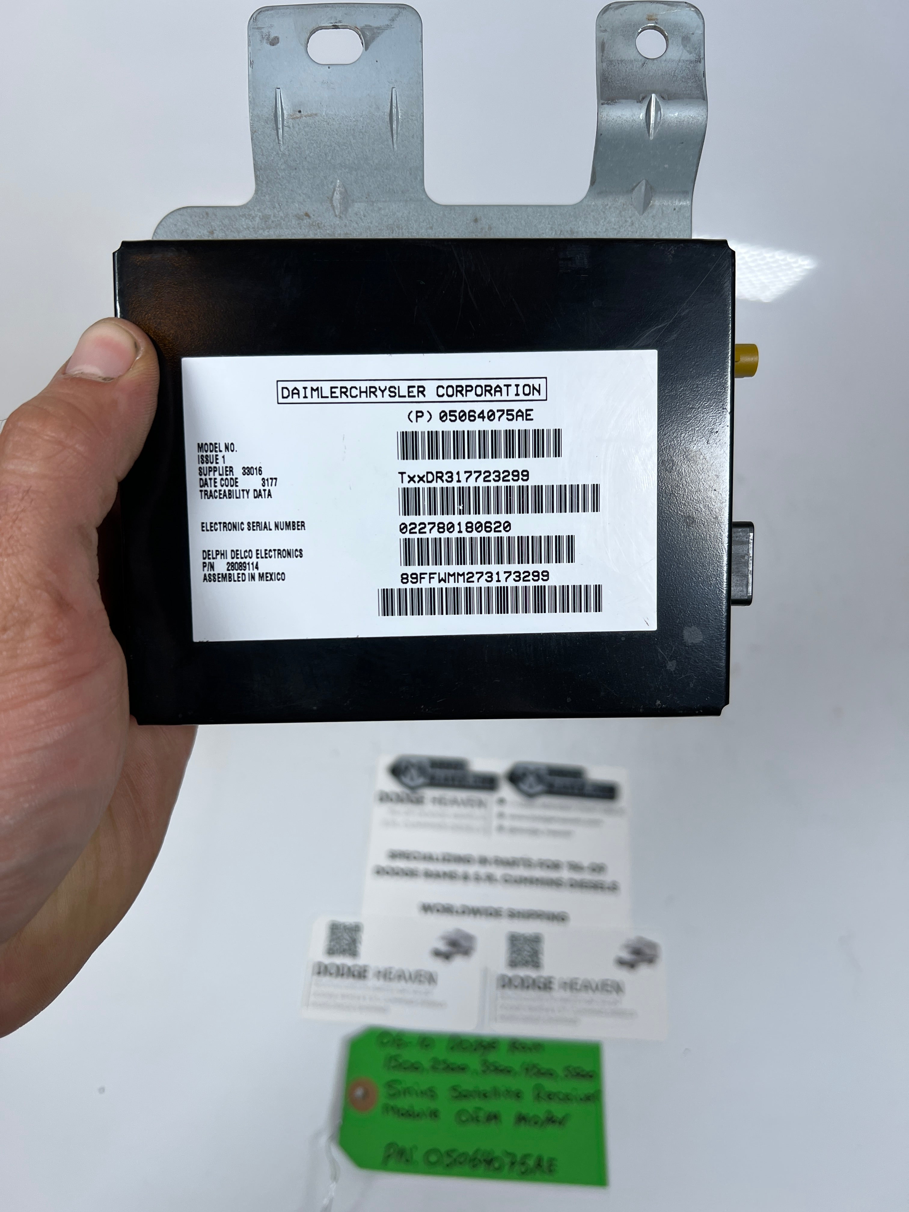 2006-2010 Dodge Ram Sirius Satellite Receiver Module
