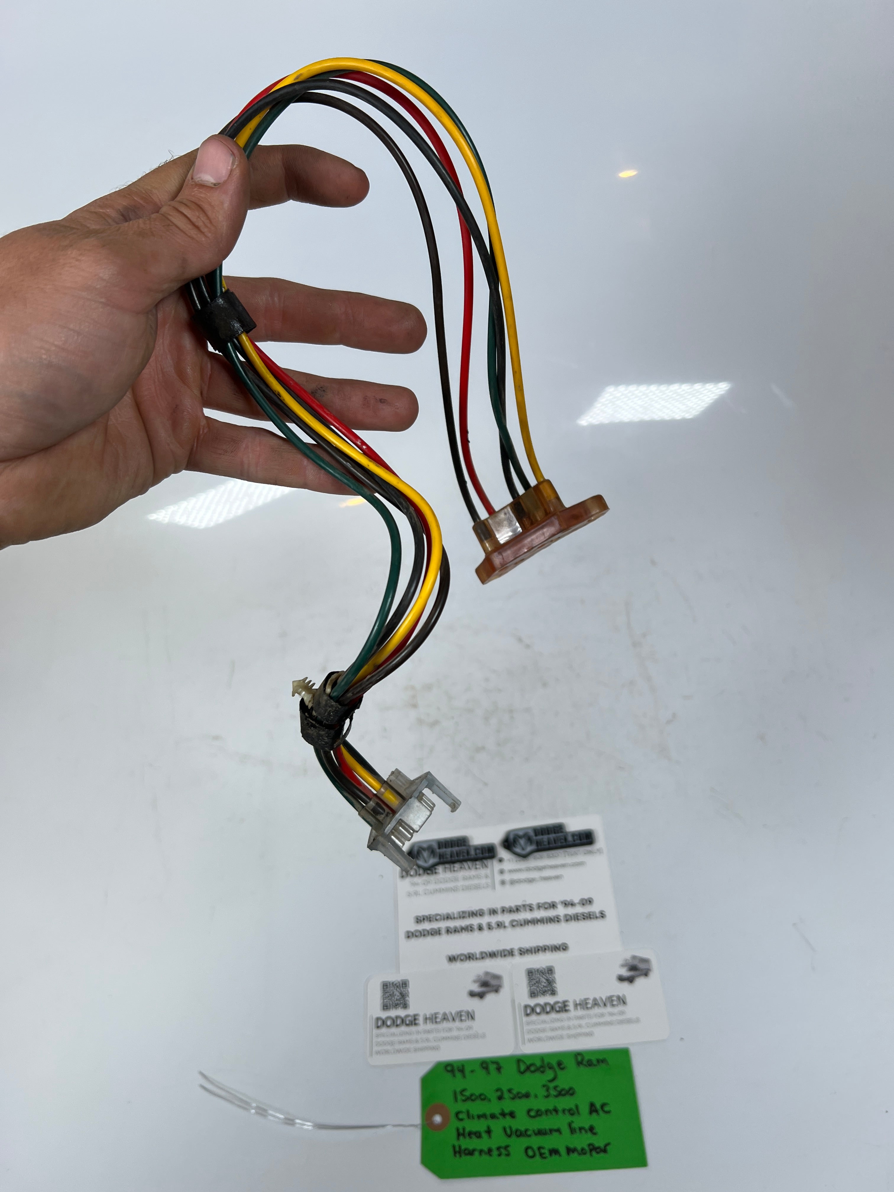 1994-1997 Dodge Ram Climate Control AC Heat HVAC Vacuum Line