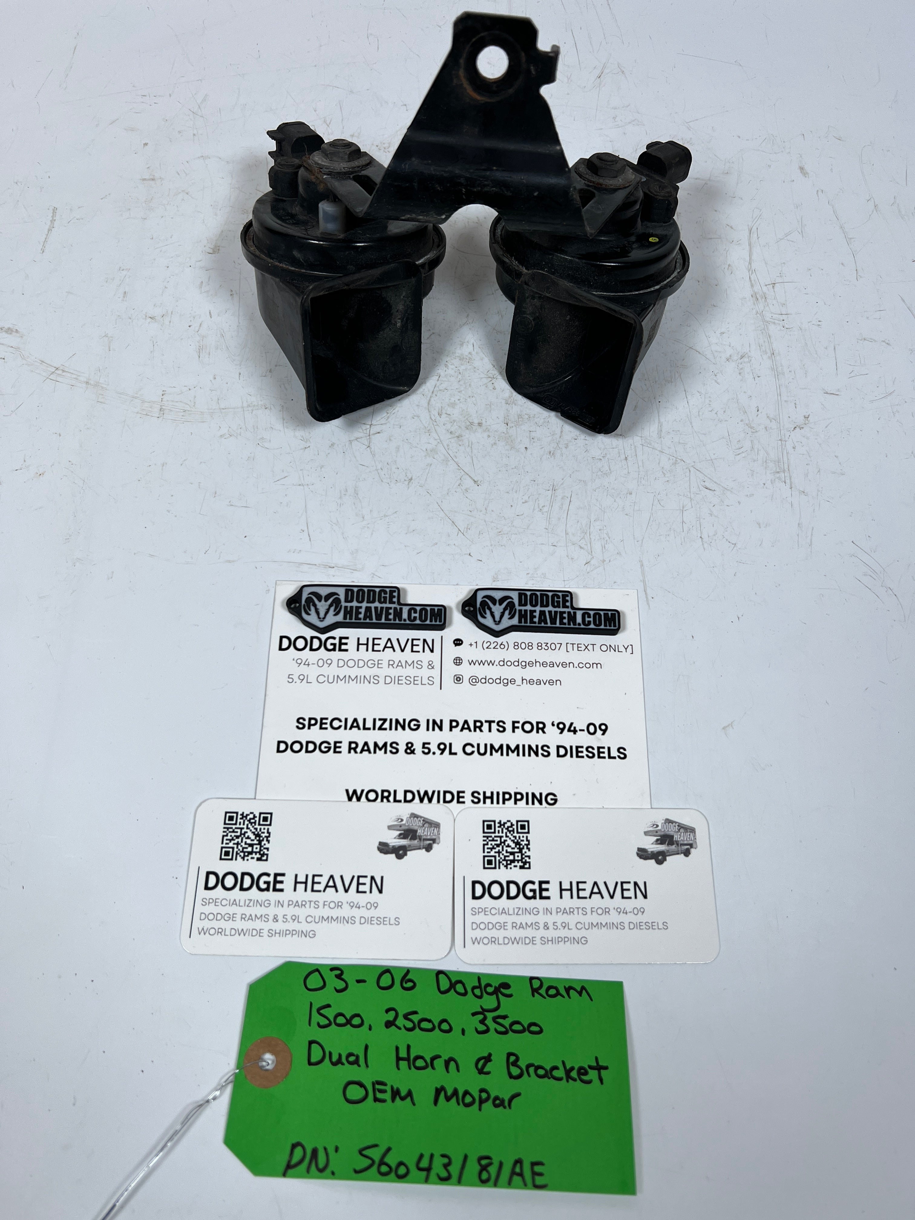 2003-2006 Dodge Ram 1500-3500 Dual Horn & Bracket